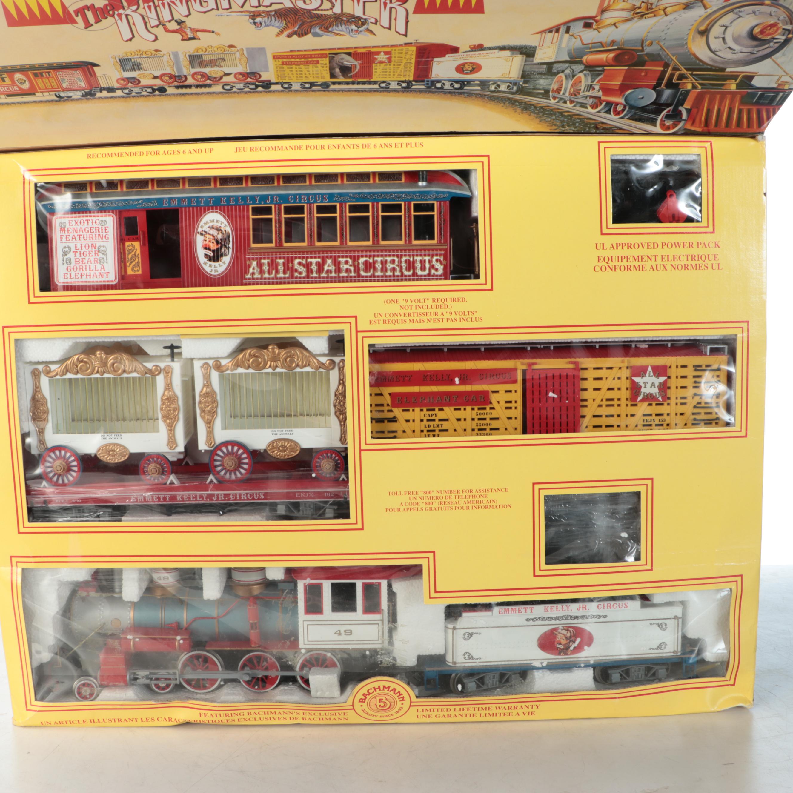 Bachmann Emmett Kelly Jr. Circus Ringmaster Train Set