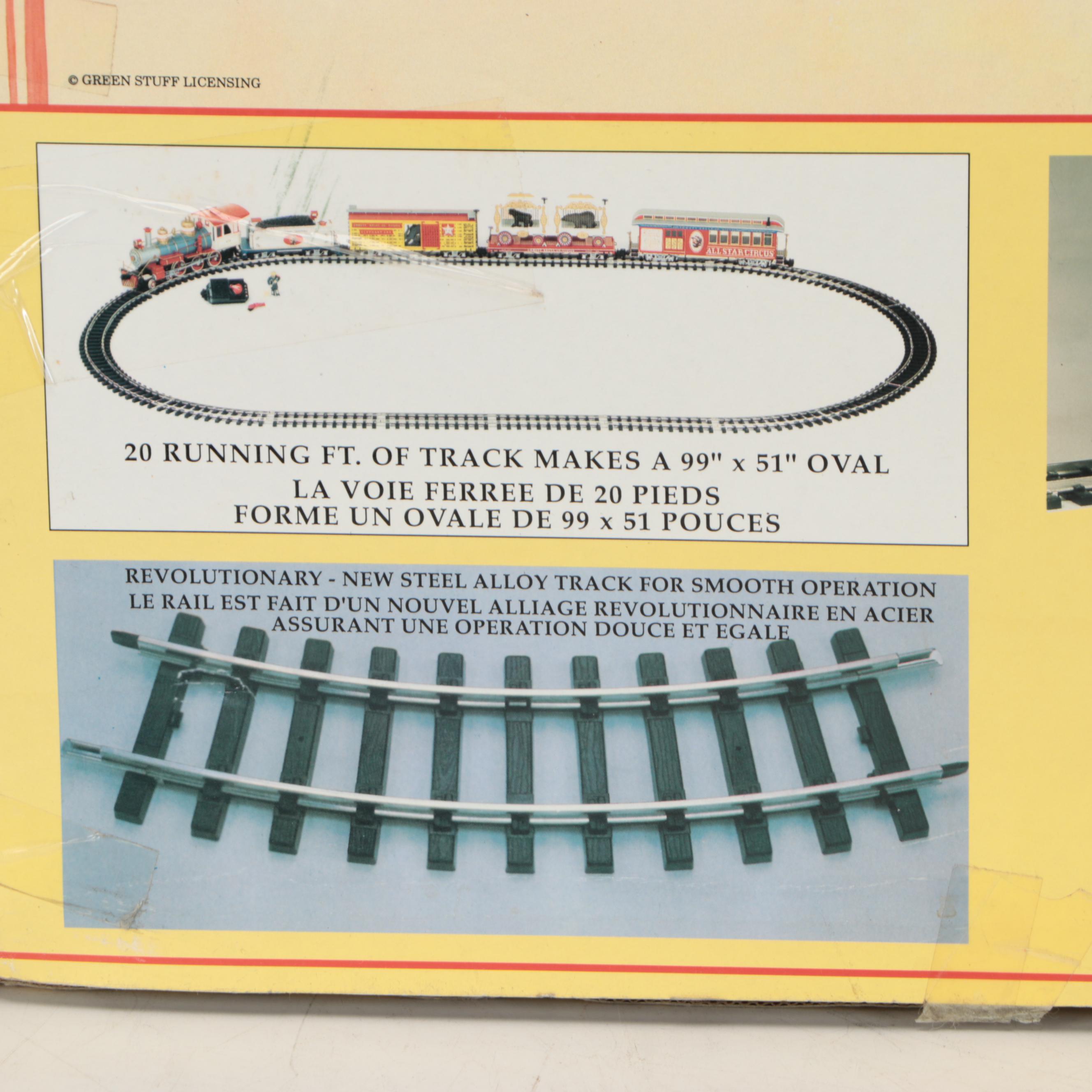 Bachmann Emmett Kelly Jr. Circus Ringmaster Train Set