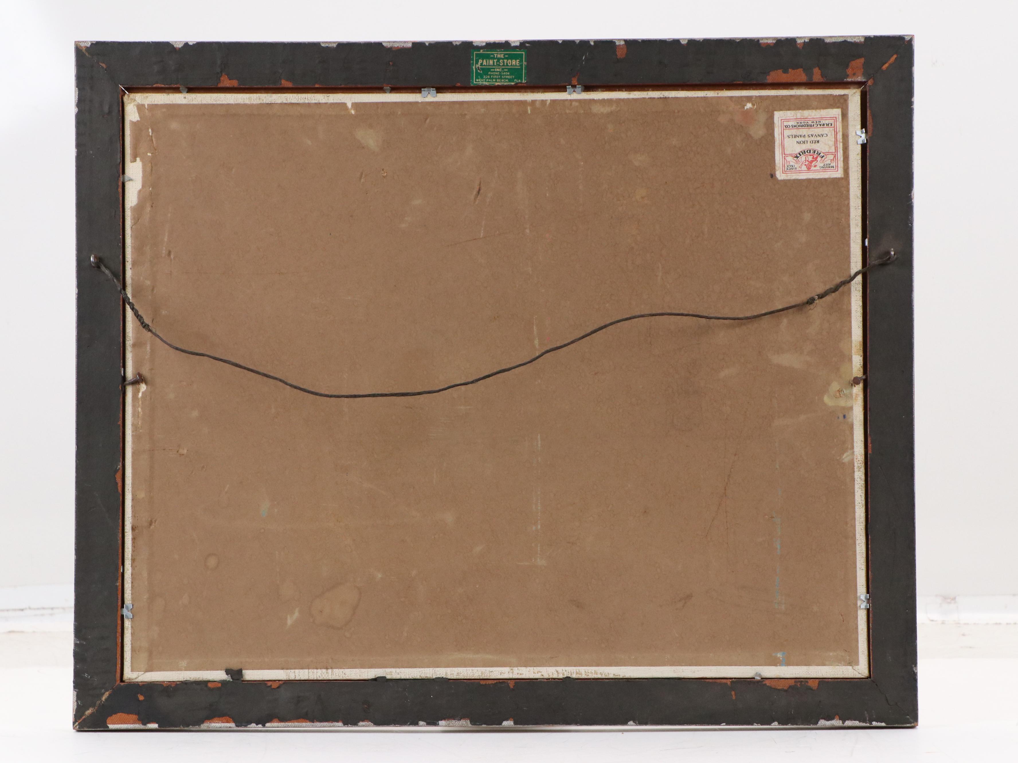 Nunzio Vayana Oil Painting of Landscape with Cottage