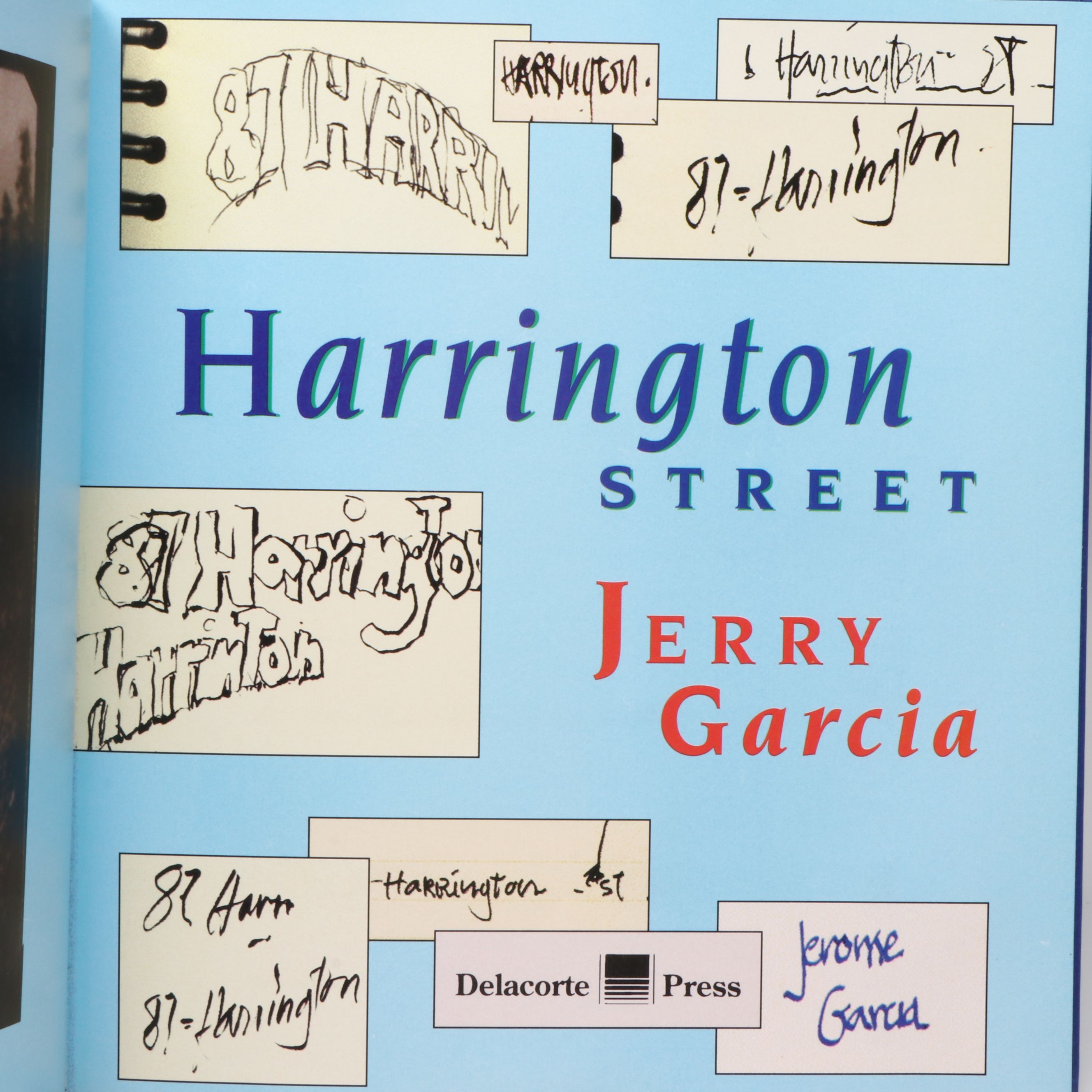 First Printing "Harrington Street" by Jerry Garcia, 1995