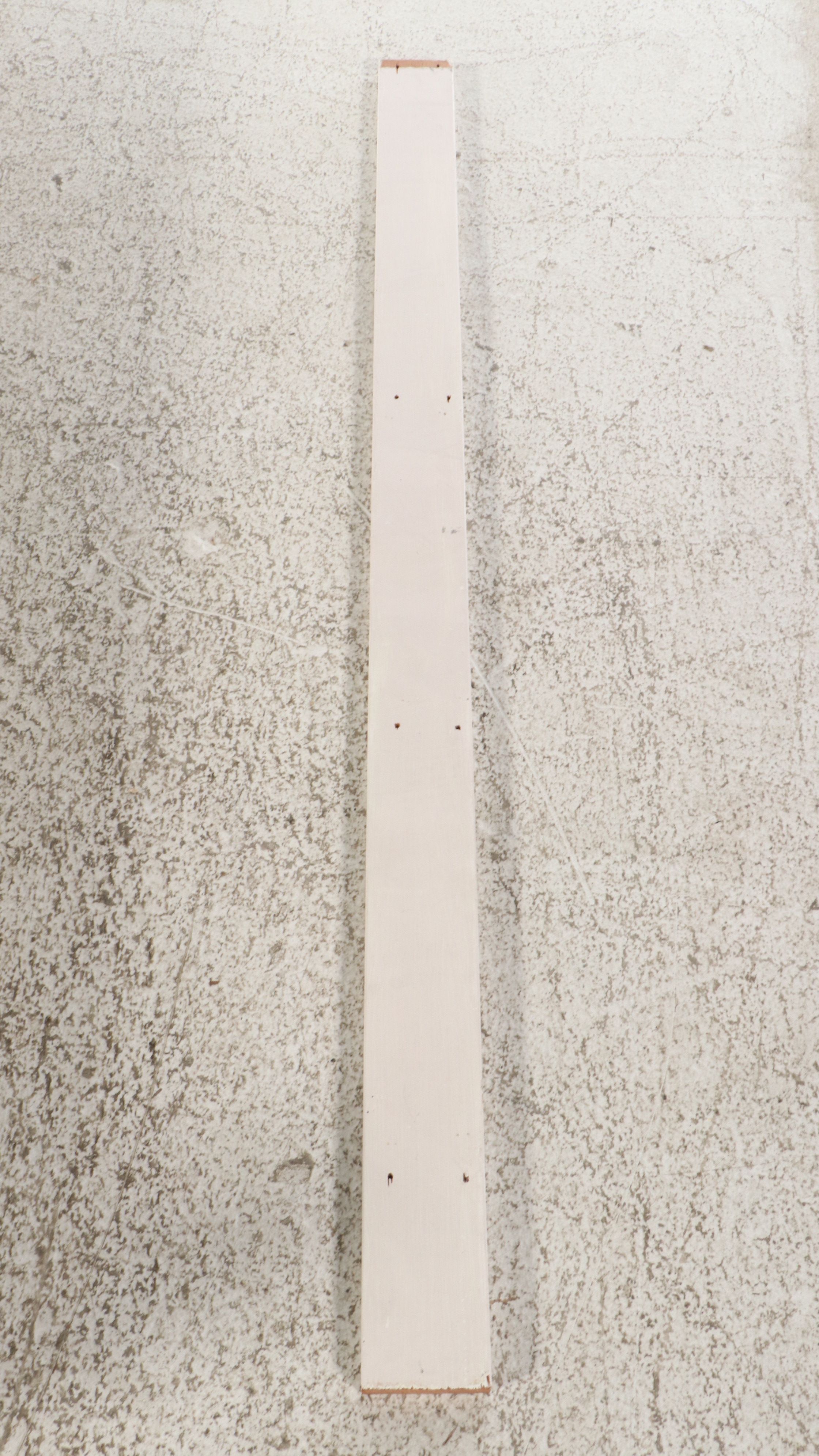 Contemporary White Wooden Bed Frame with Arched Headboard