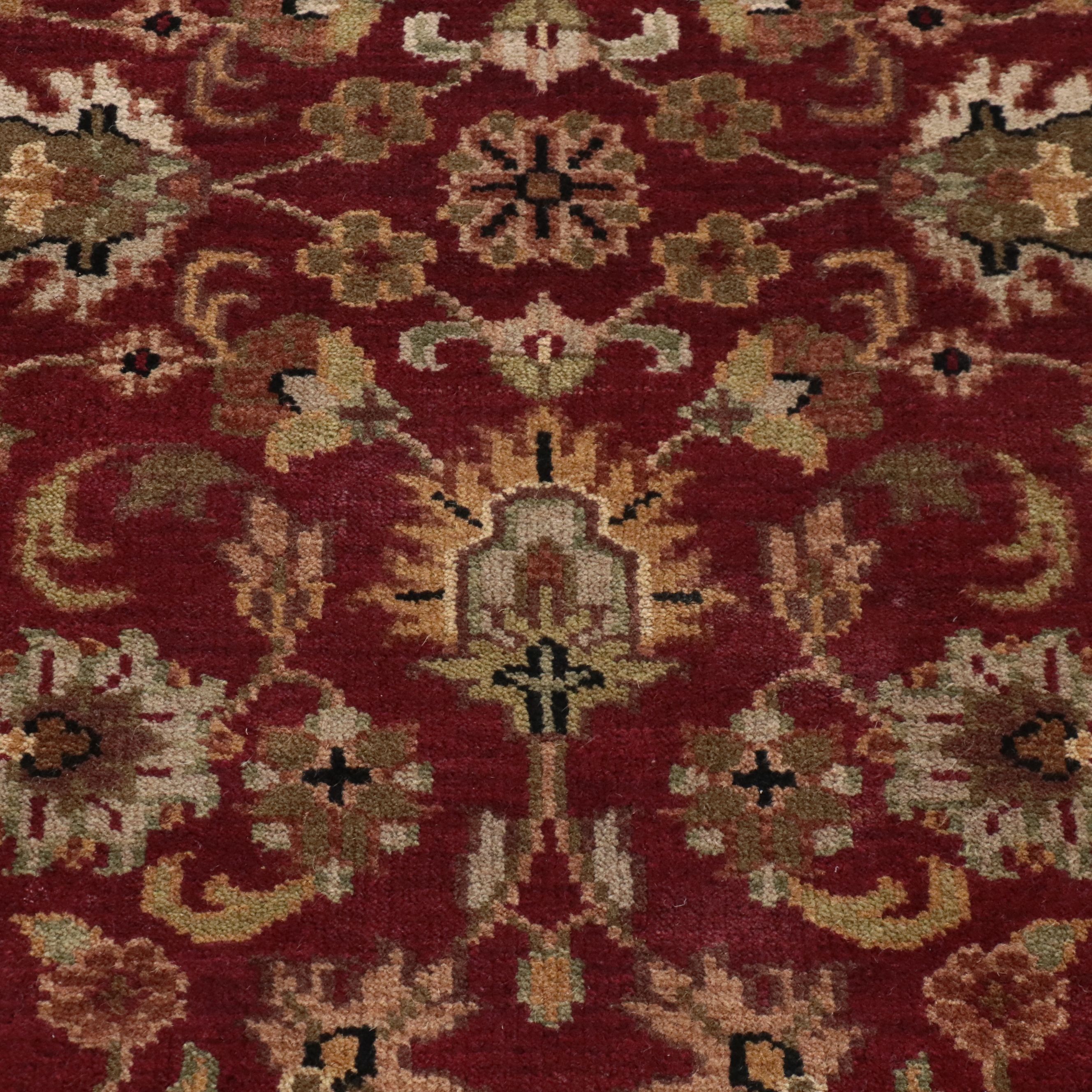 3'11 x 6'5 Hand-Knotted Indian Agra Area Rug