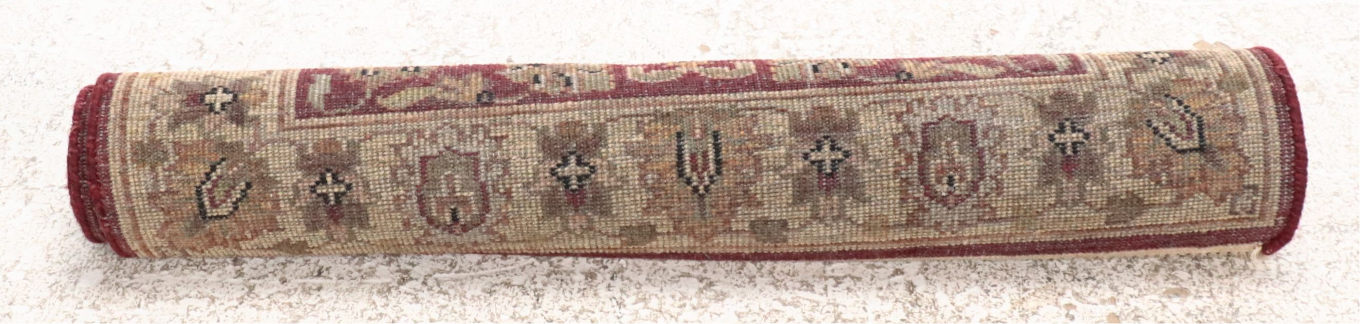 3'11 x 6'5 Hand-Knotted Indian Agra Area Rug