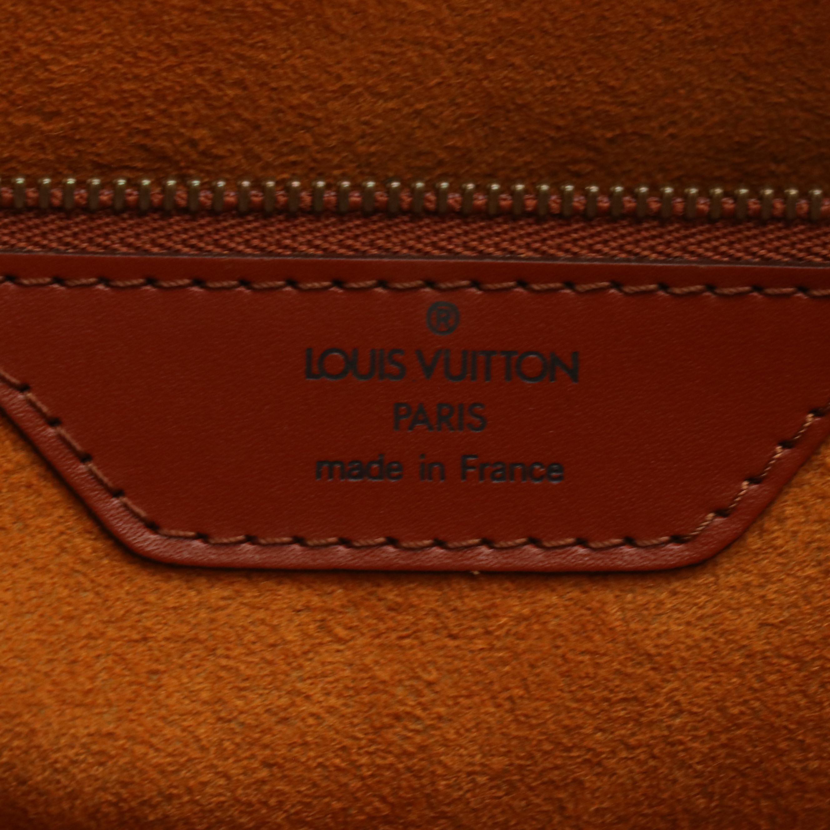 Louis Vuitton Saint Jacques GM Shoulder Bag in Cipango Gold Epi Leather