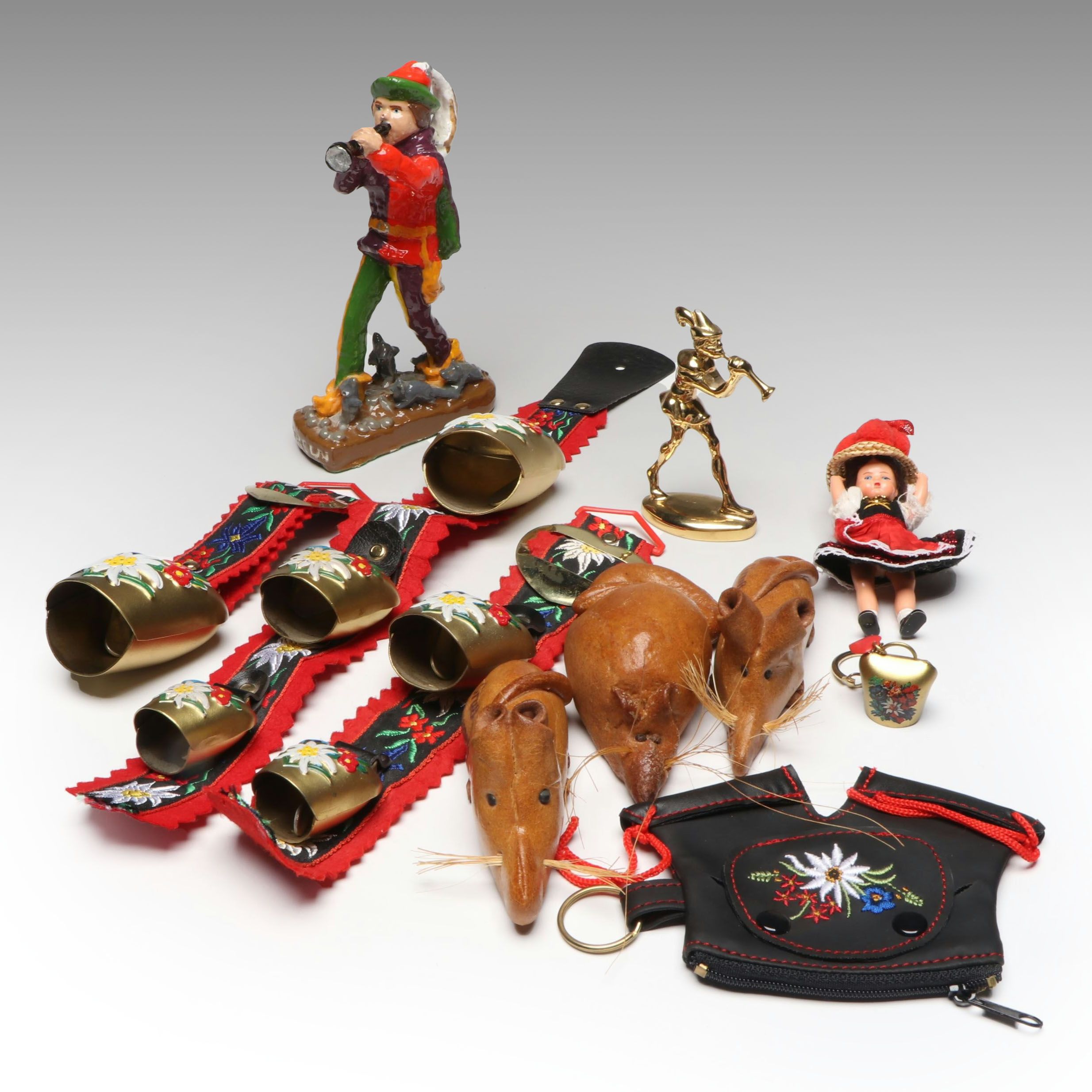 Pied Piper of Hamelin, Varnished Bread Mice and Other German Themed Souvenirs
