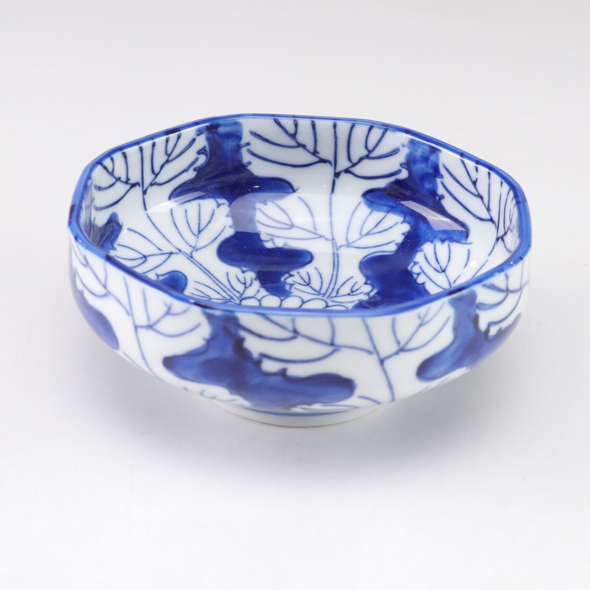 Hand-Painted Majolica Berry & Fruit Bowls