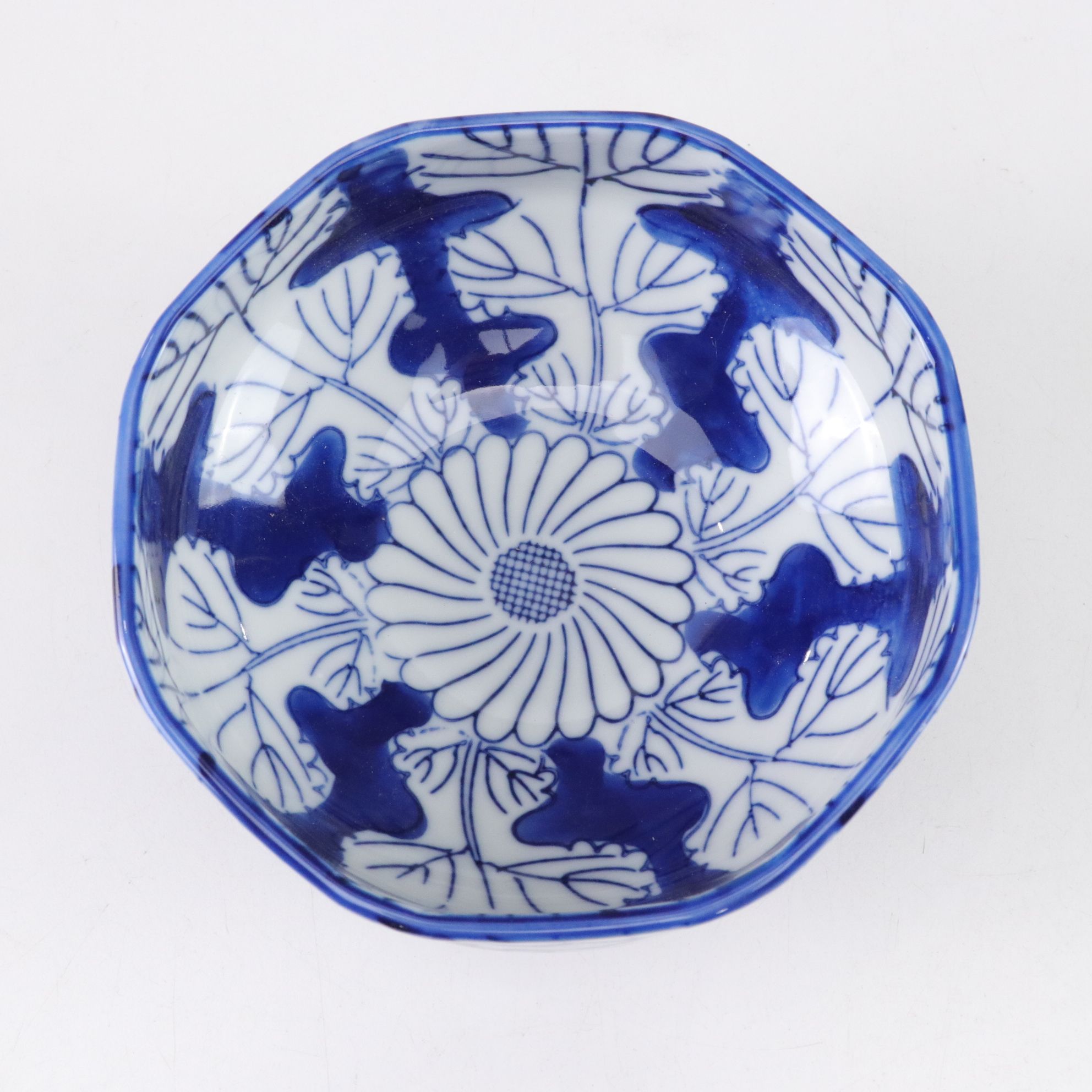 Hand-Painted Majolica Berry & Fruit Bowls