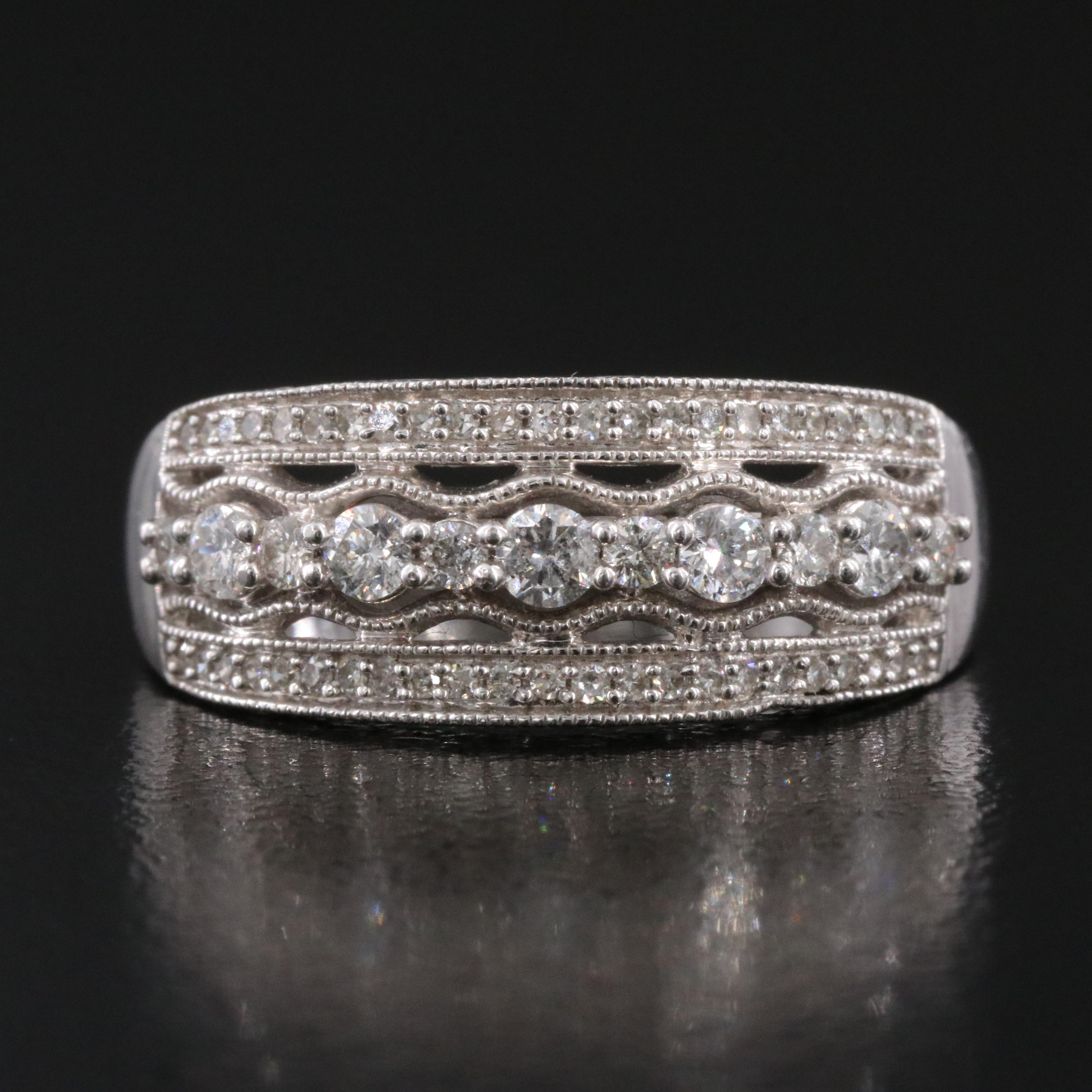 10K 0.53 CTW Diamond Band
