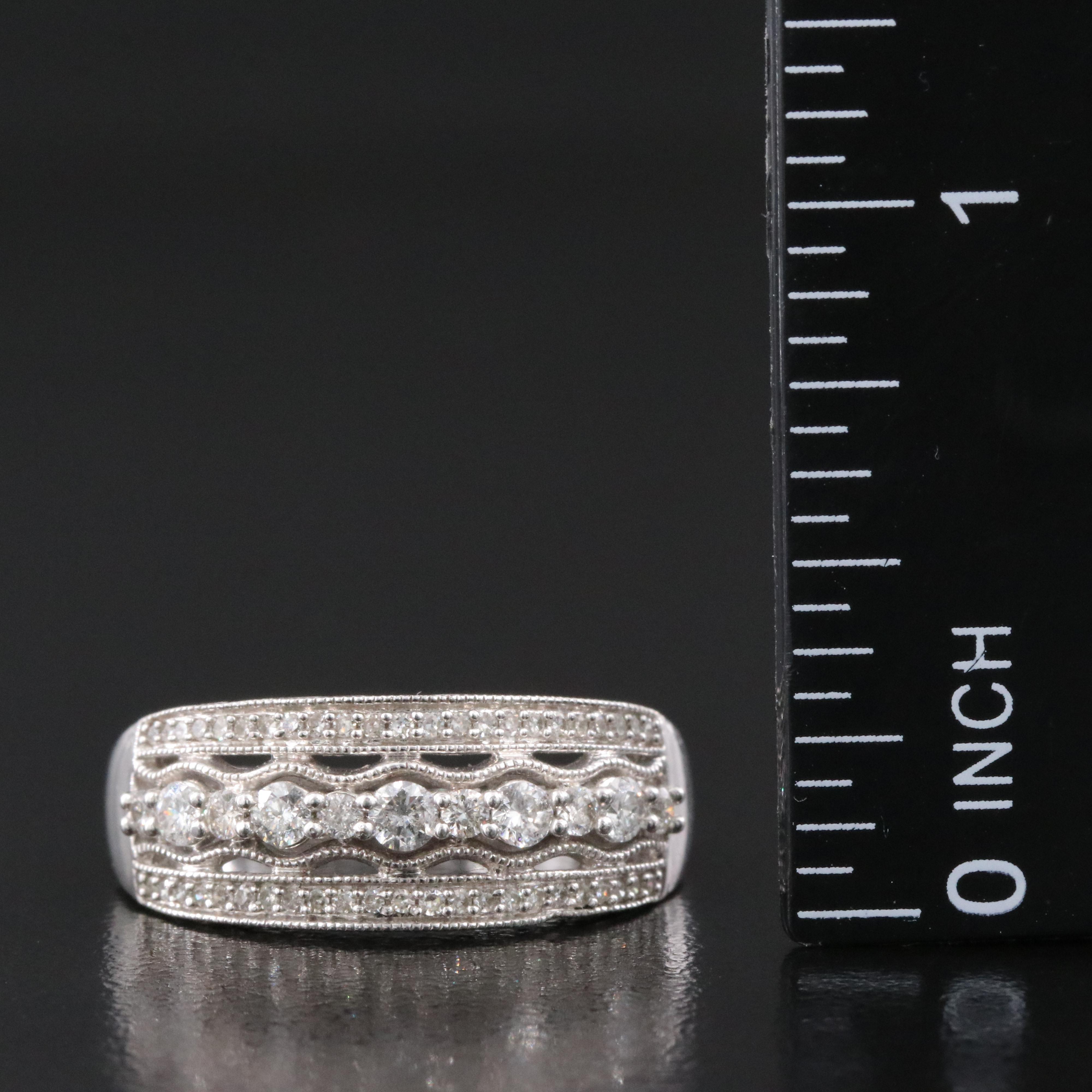 10K 0.53 CTW Diamond Band