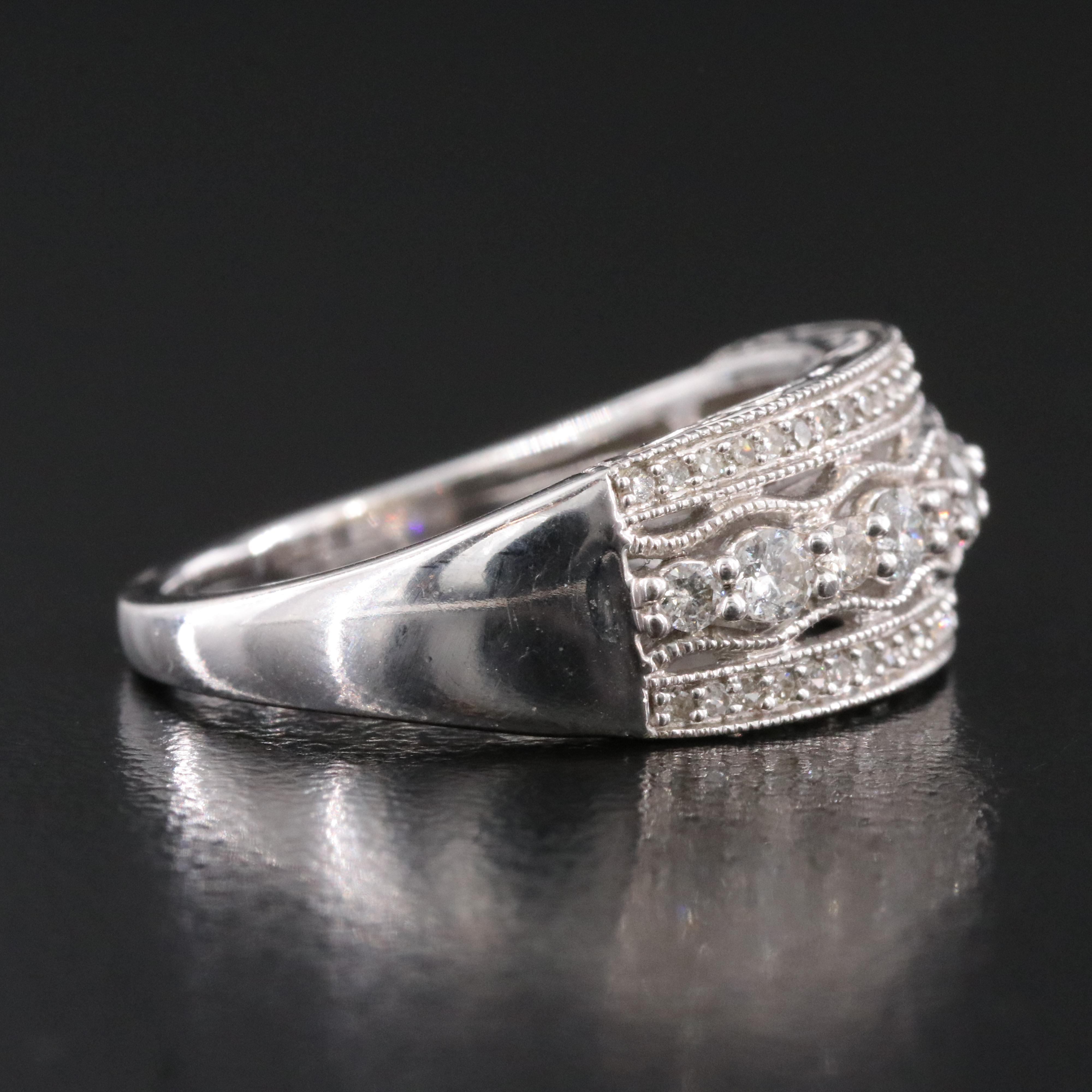 10K 0.53 CTW Diamond Band