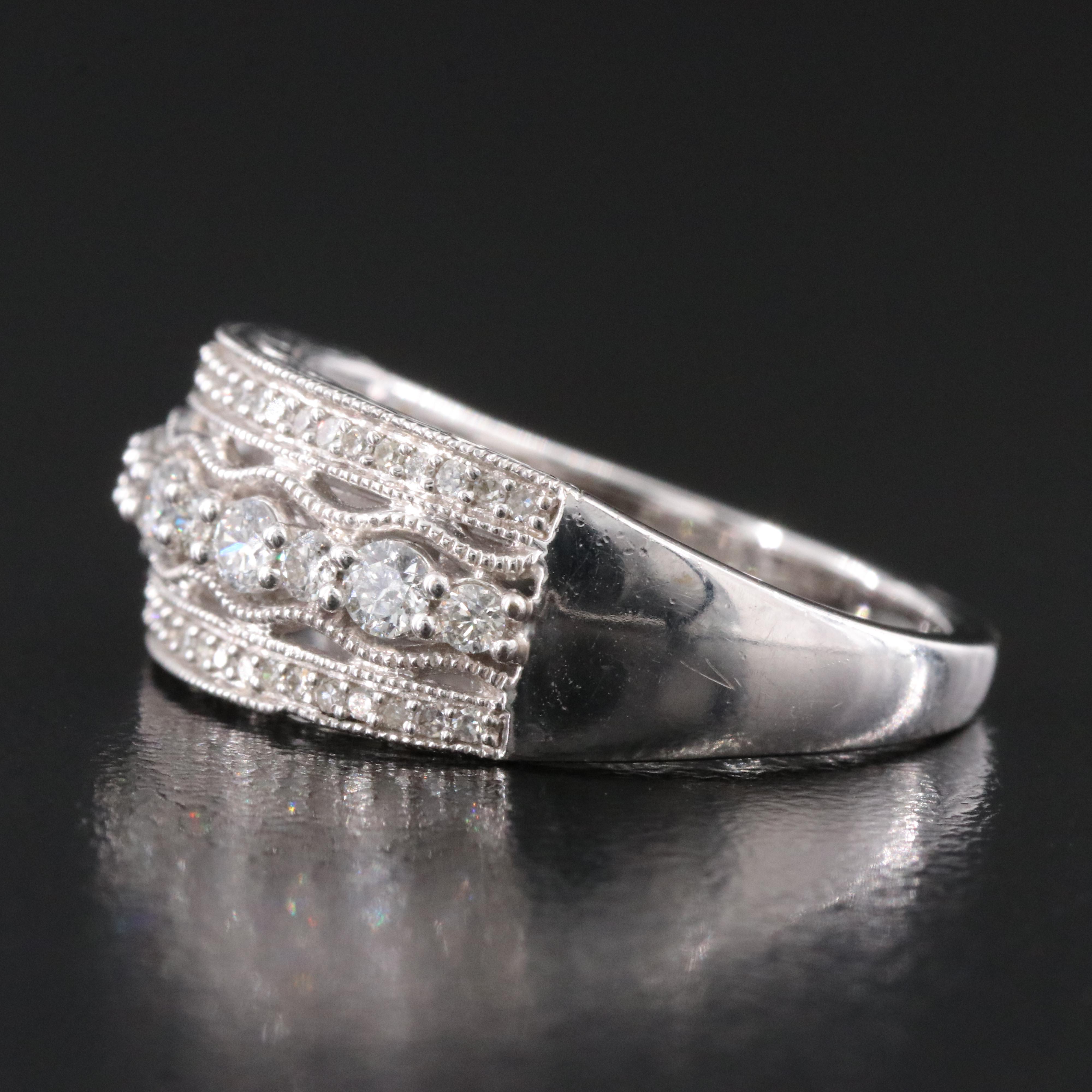 10K 0.53 CTW Diamond Band