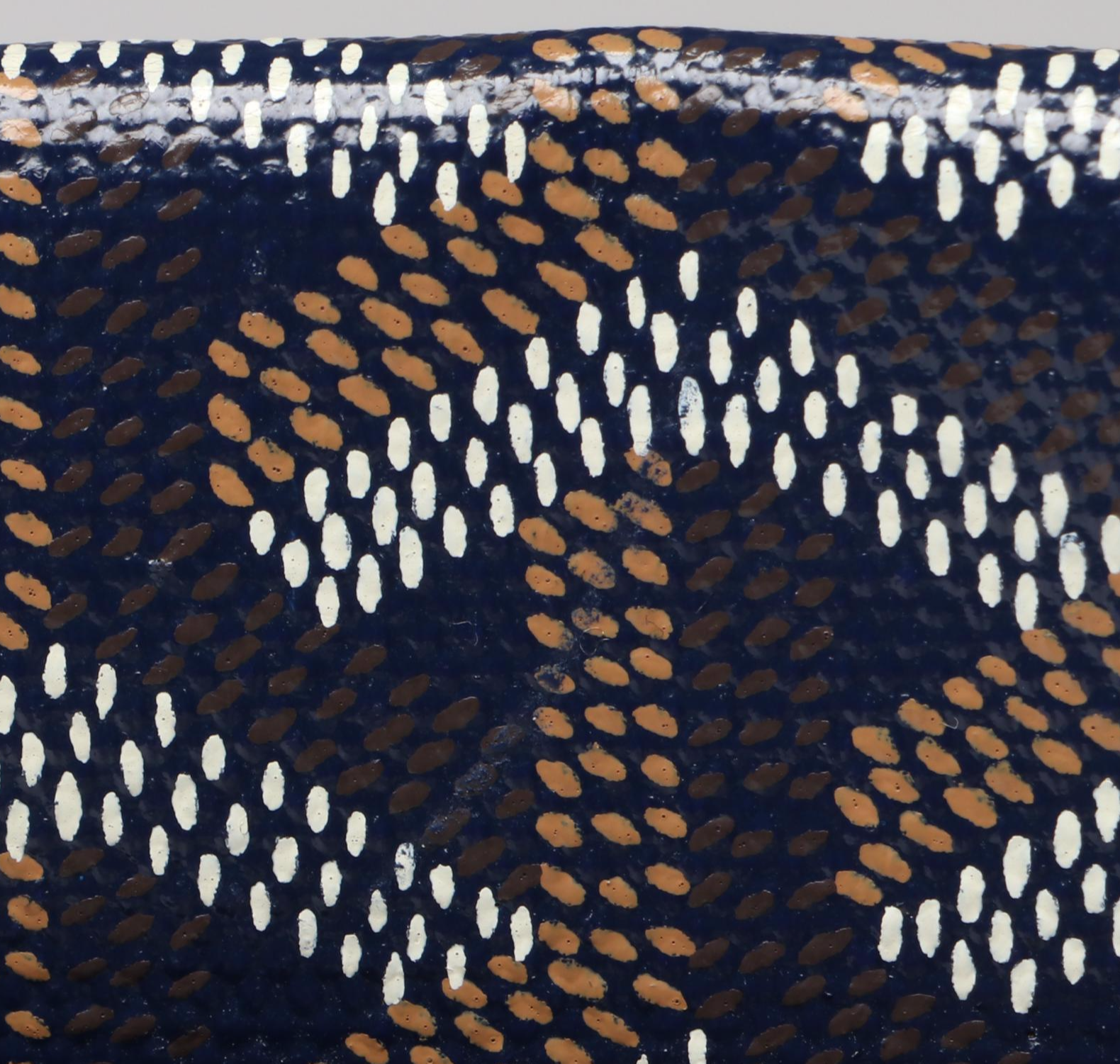 Goyard Saint Louis GM Tote and Pouch in Blue Goyardine Canvas with Calfskin Trim