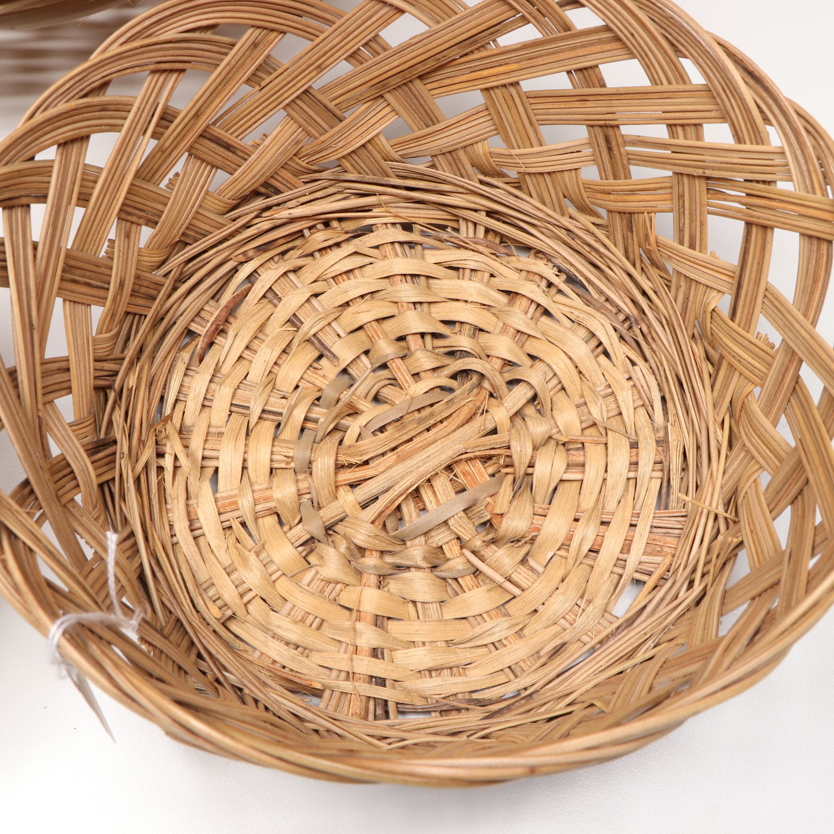 Haitian Woven Bamboo and Vetiver Baskets