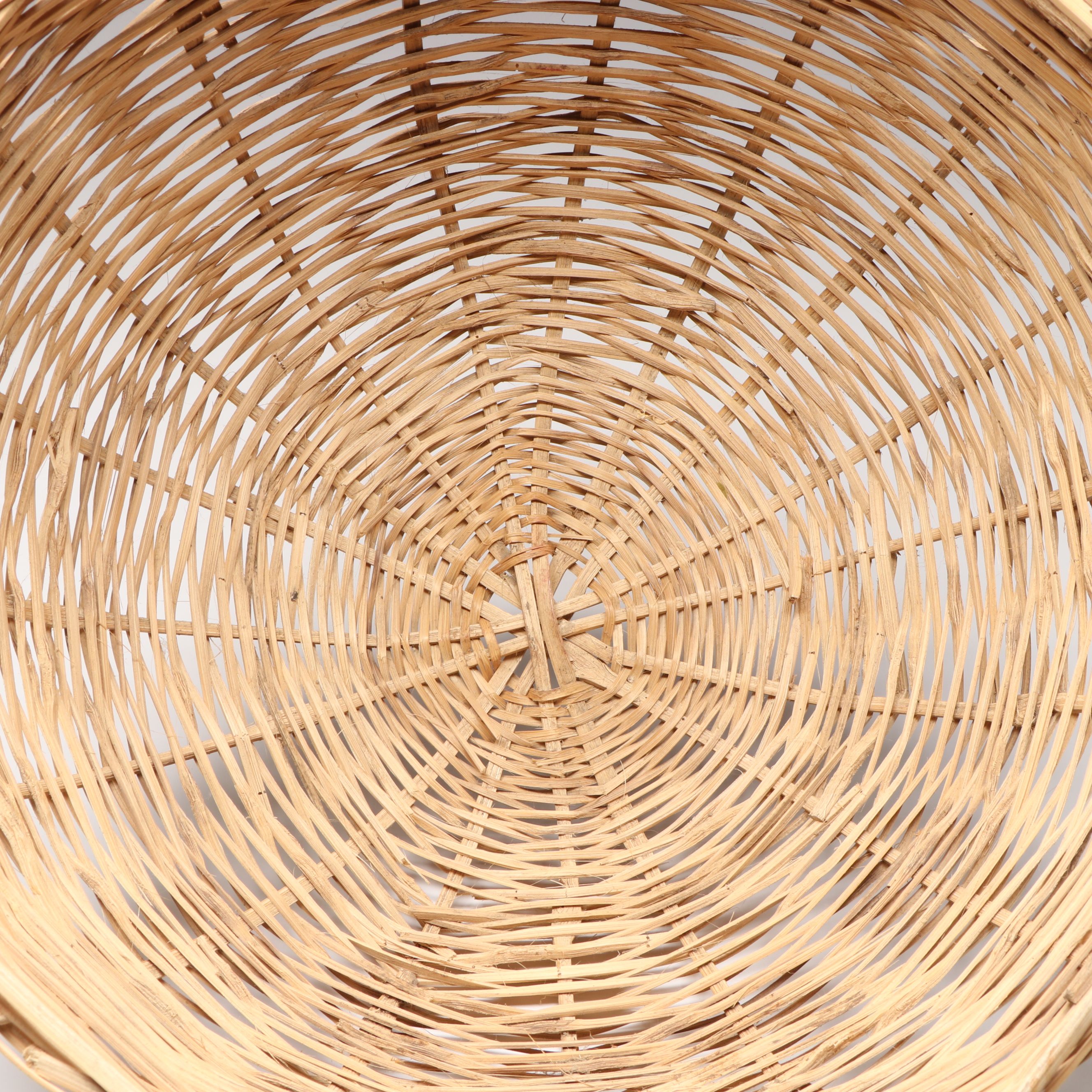 Haitian Woven Bamboo and Vetiver Baskets