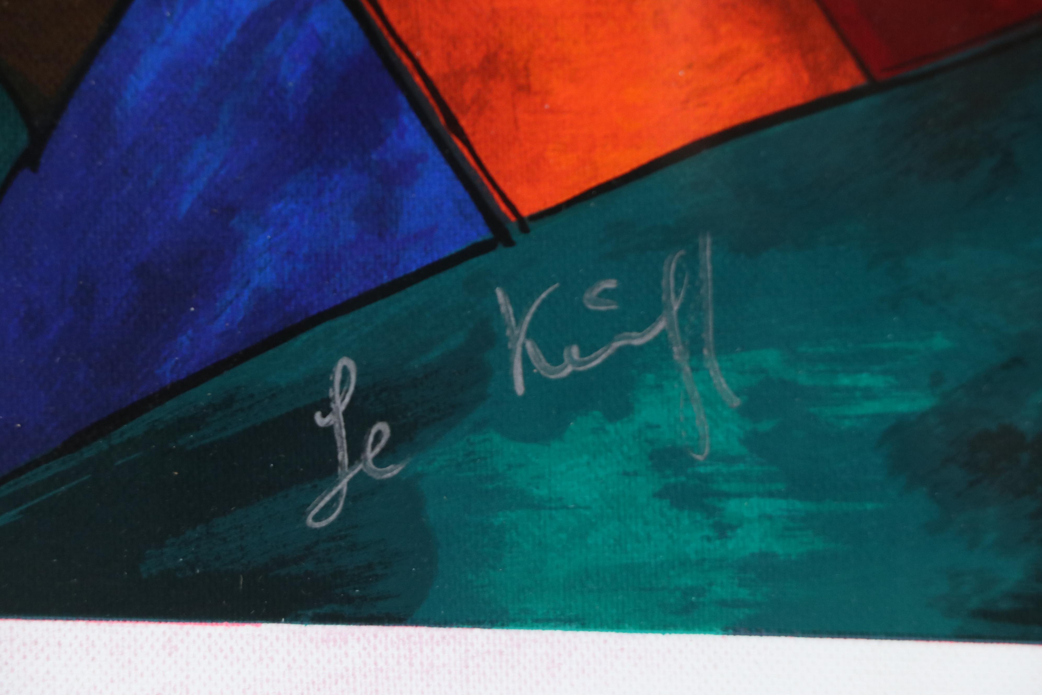 Linda Le Kinff Serigraph "The Musicians"