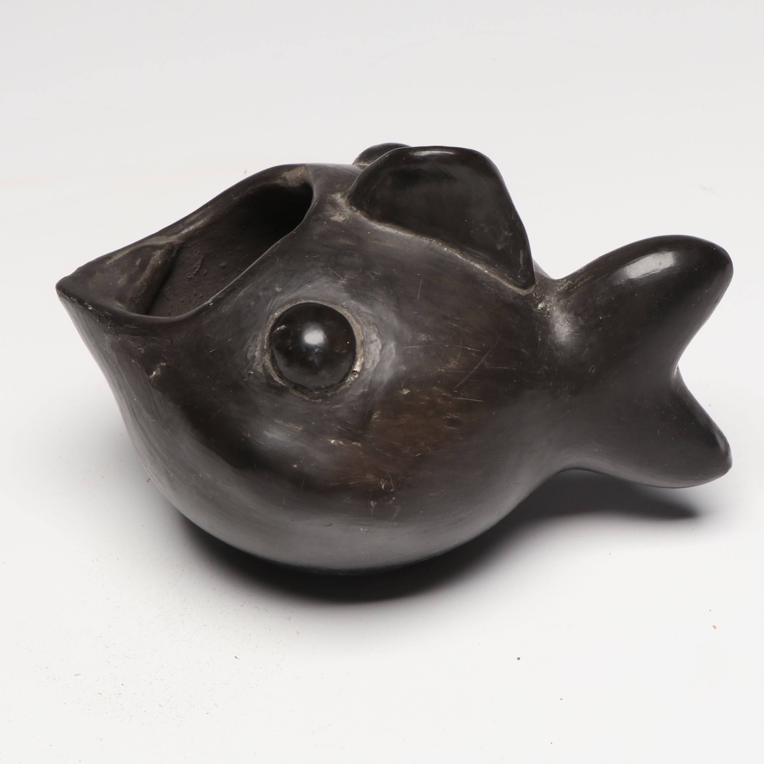 Oaxacan Fish Pot and Southwestern Style Black Ware