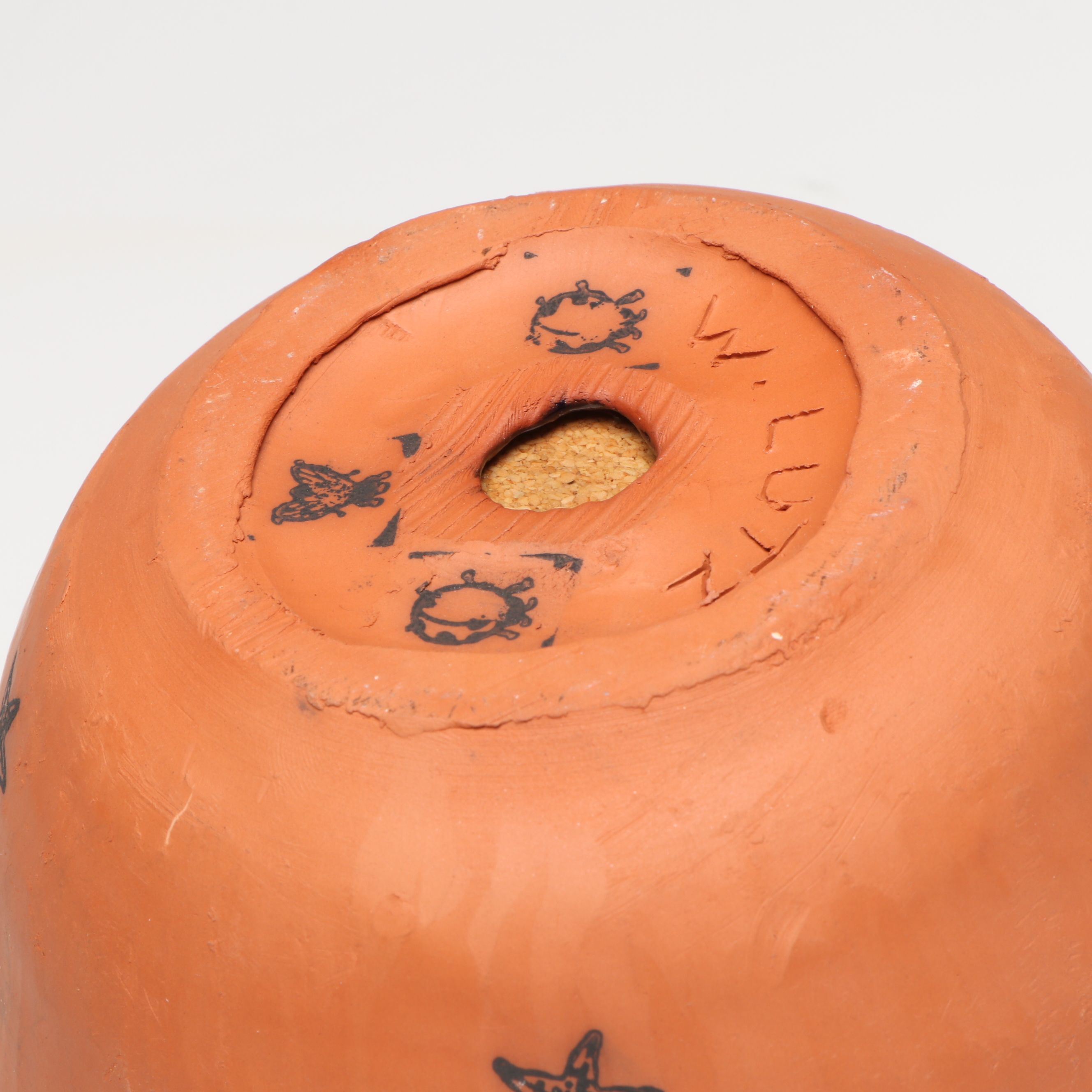 William Lutz Stamped Pattern Ceramic Vases and Planters