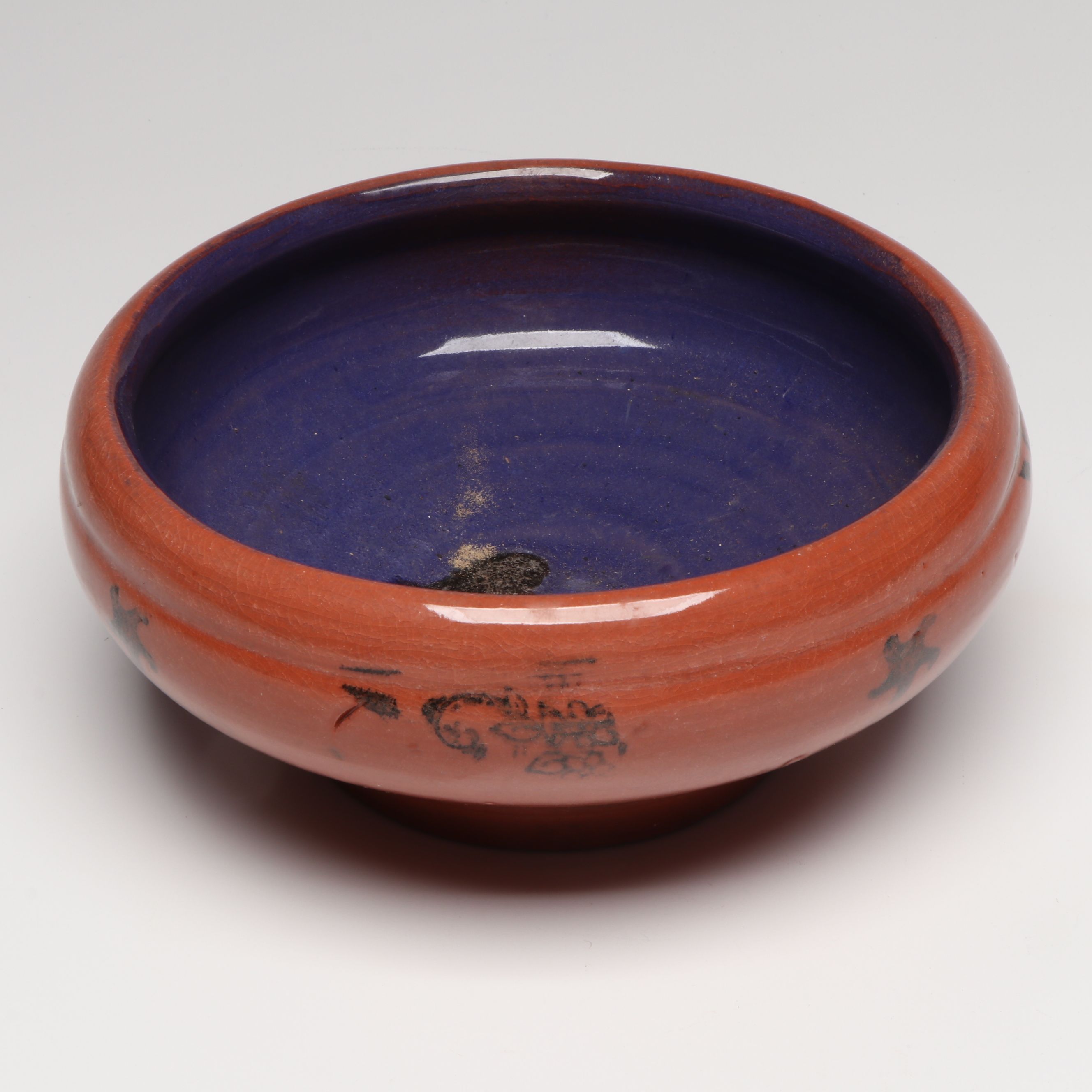 William Lutz Stamped Pattern Ceramic Vases and Planters