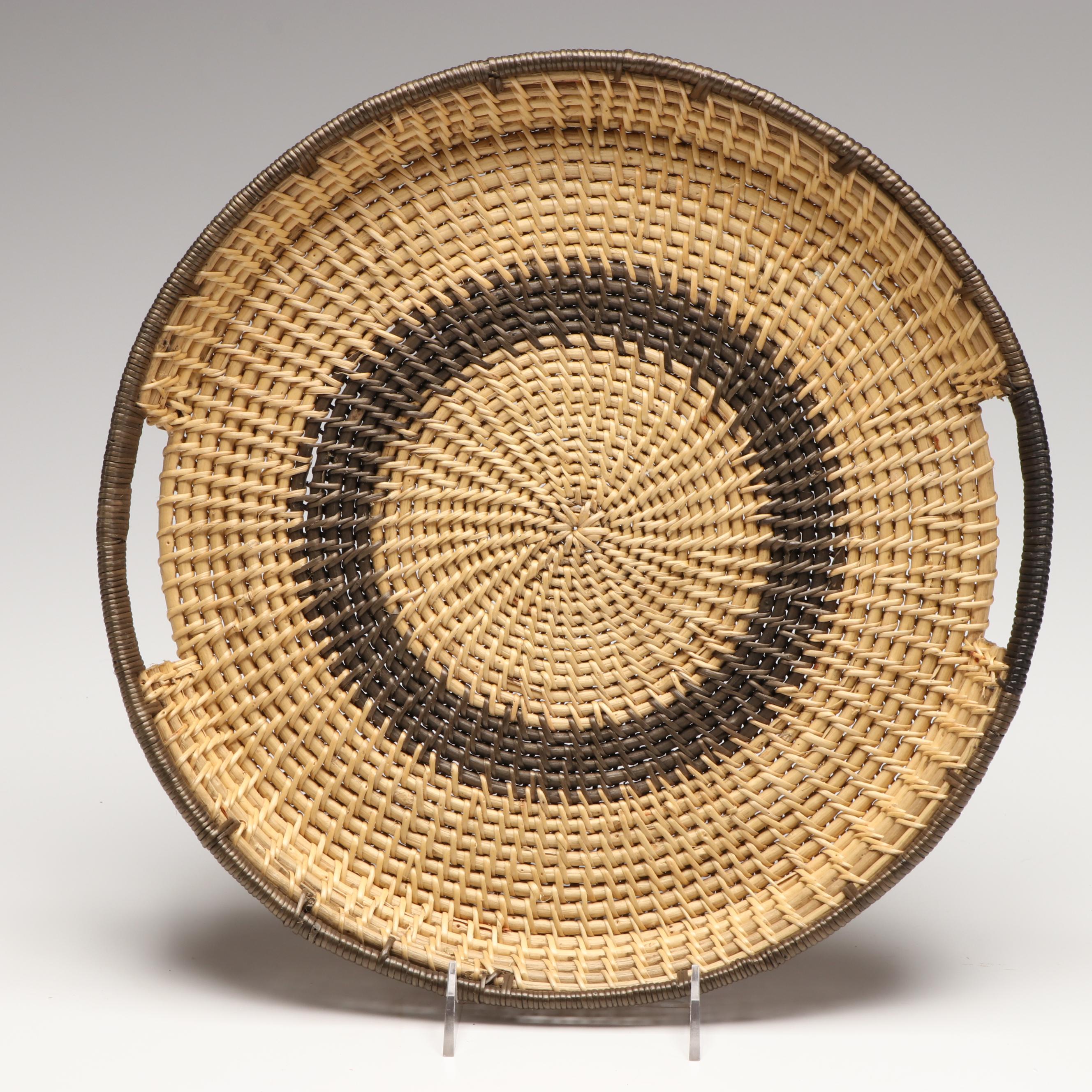 Mbunda Peoples with Other Zambian Makenge Fiber and Natural Dye Basketry