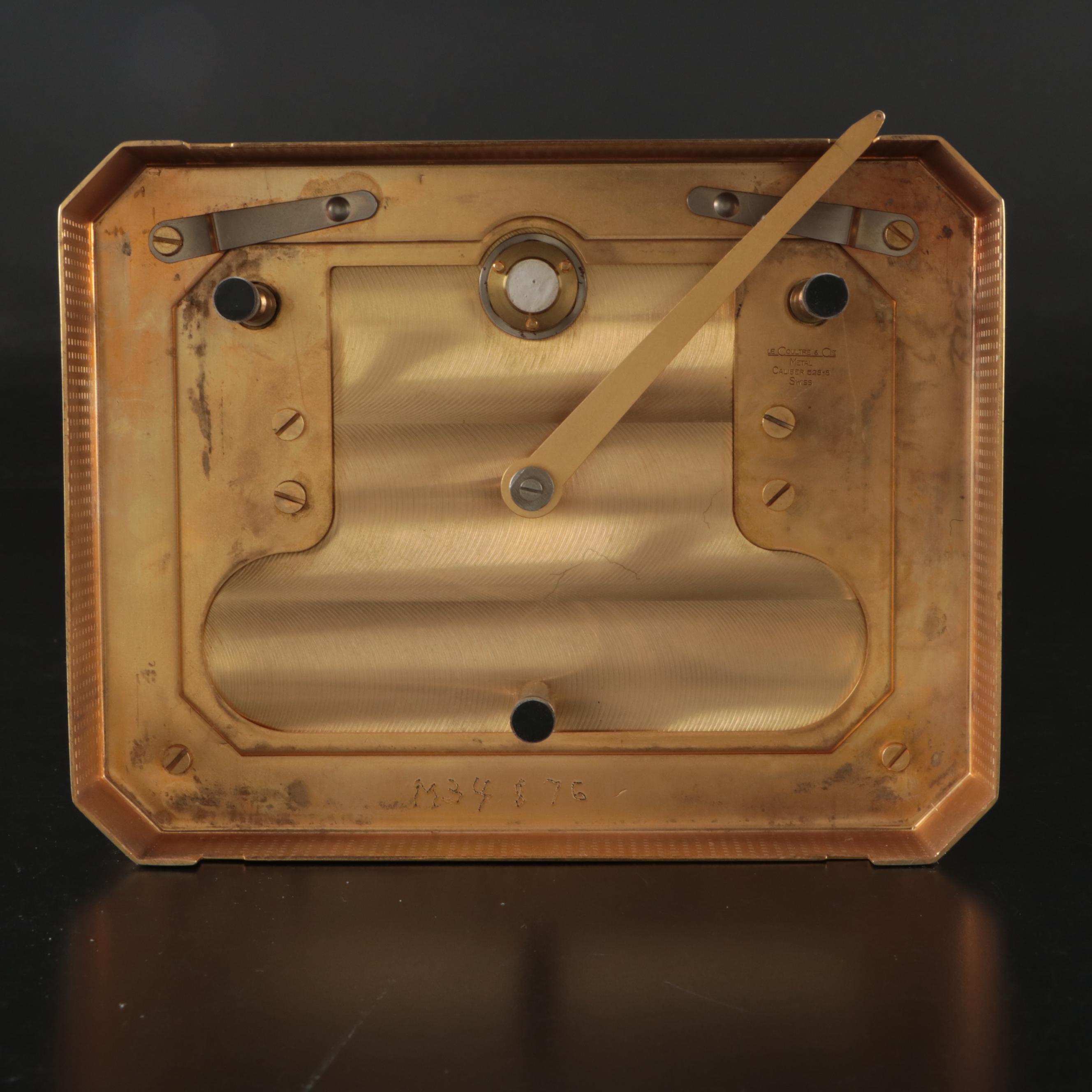 LeCoultre Atmos Brass Mantel Clock