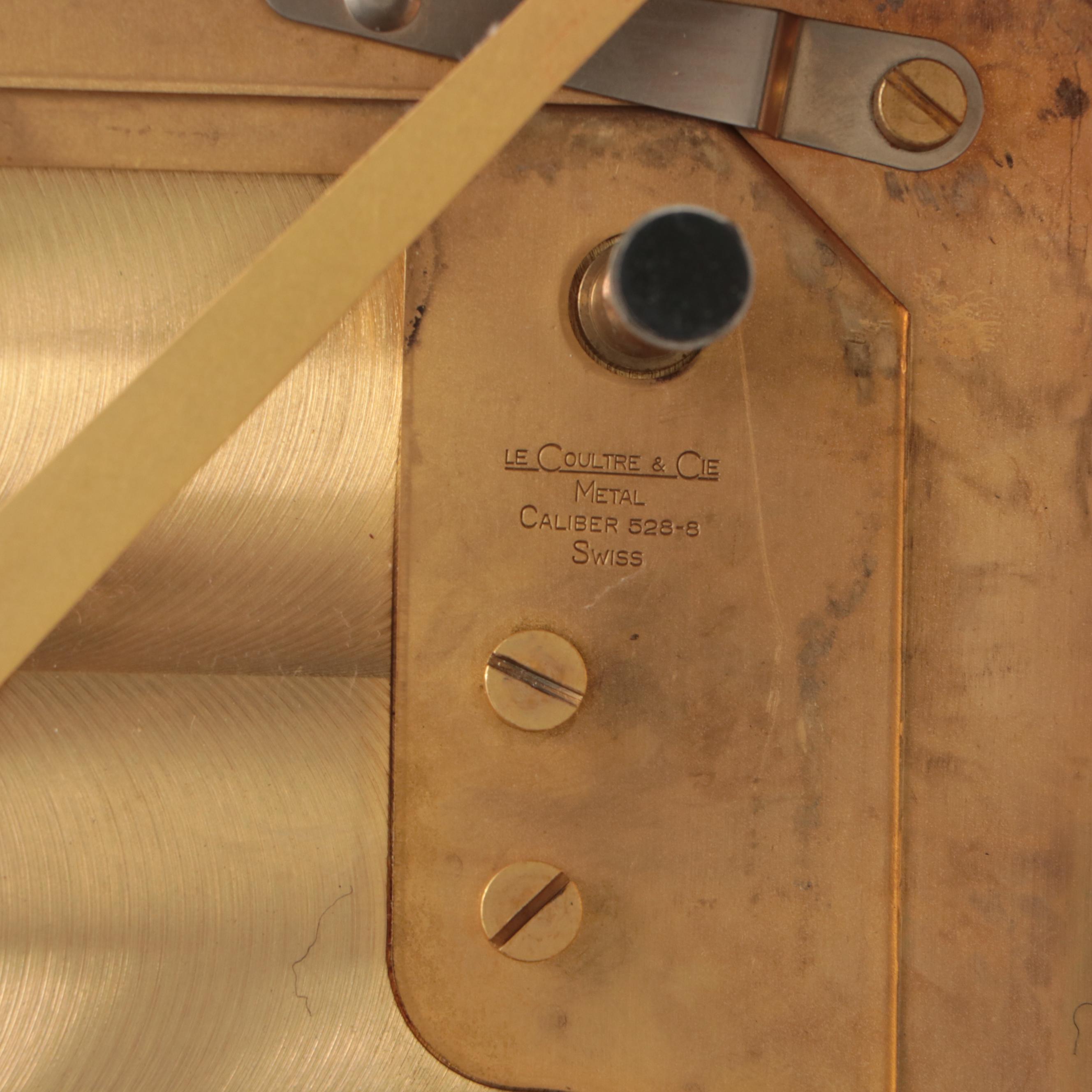 LeCoultre Atmos Brass Mantel Clock