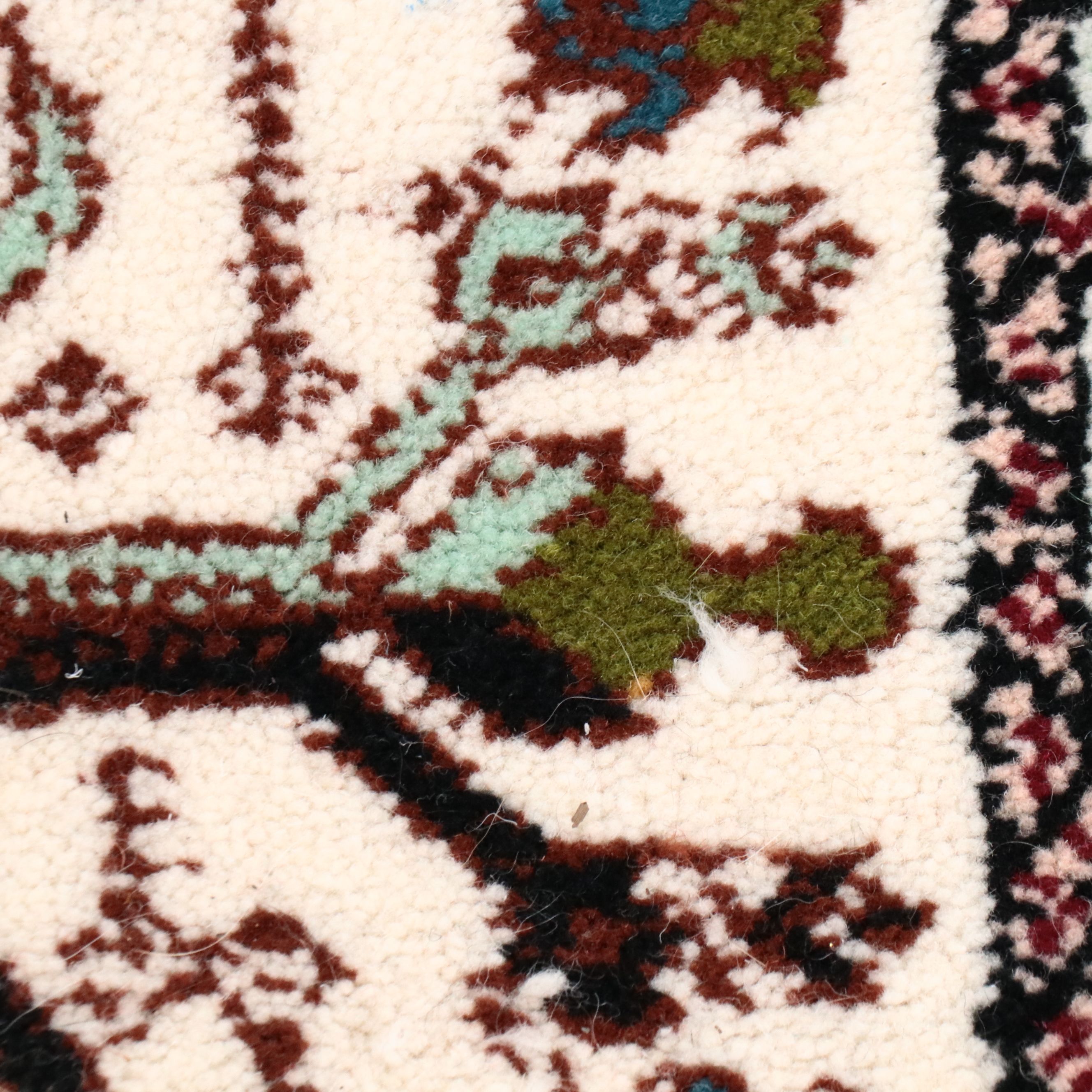 4'2 x 6'7 Hand-Knotted Moroccan Area Rug