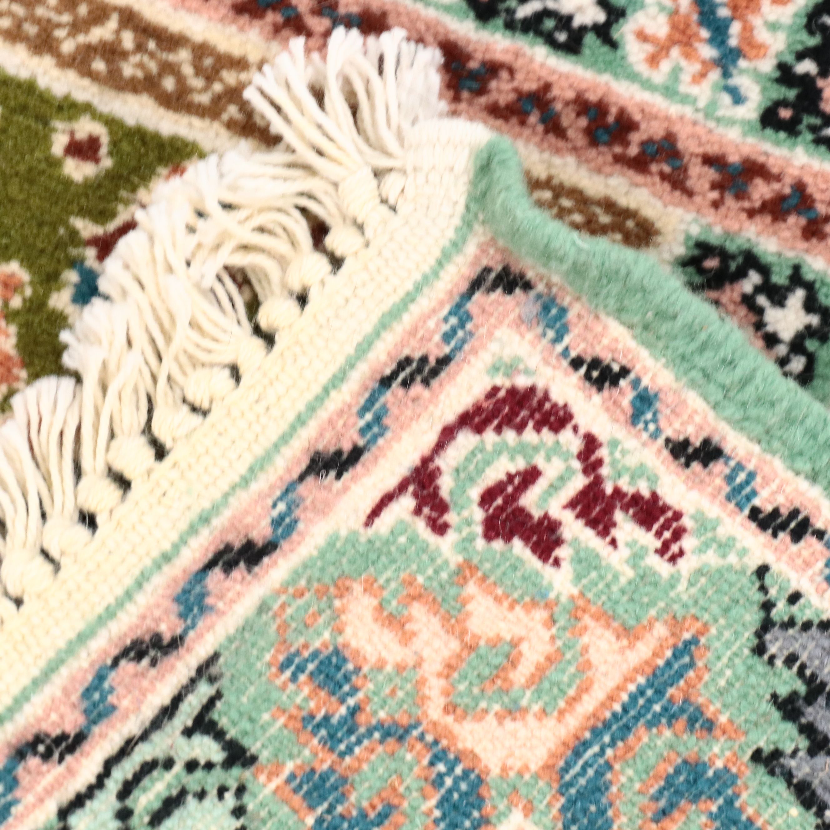 4'2 x 6'7 Hand-Knotted Moroccan Area Rug