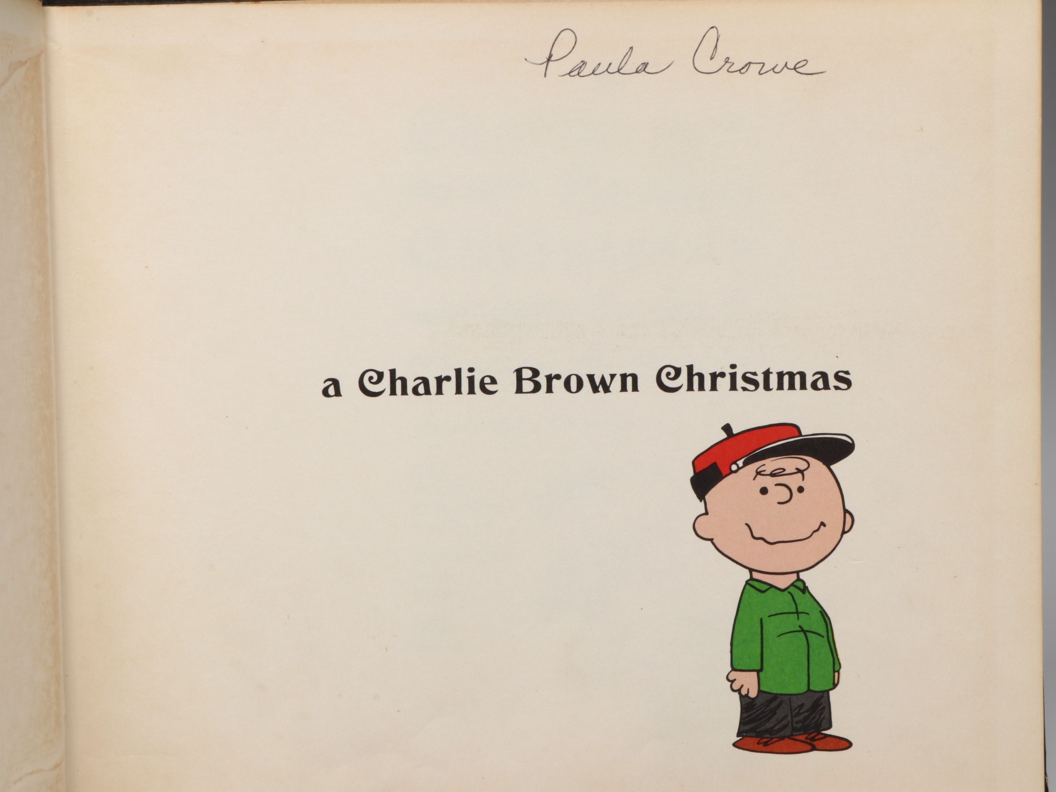 First Printing "A Charlie Brown Christmas" by Charles M. Schulz, 1965