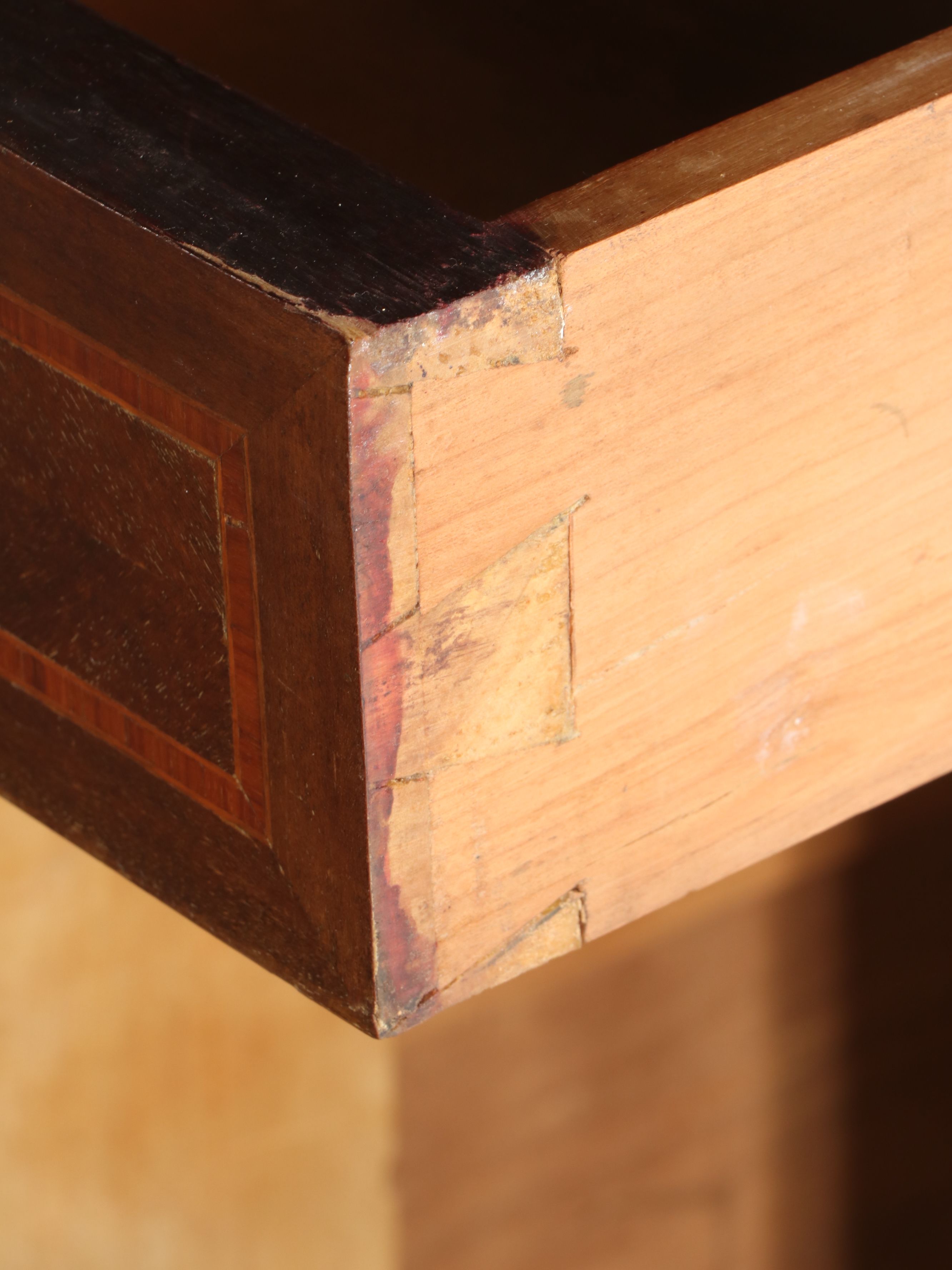 Belle Époque French Empire Style Marquetry and Bronze Mounted Mahogany Bedstead