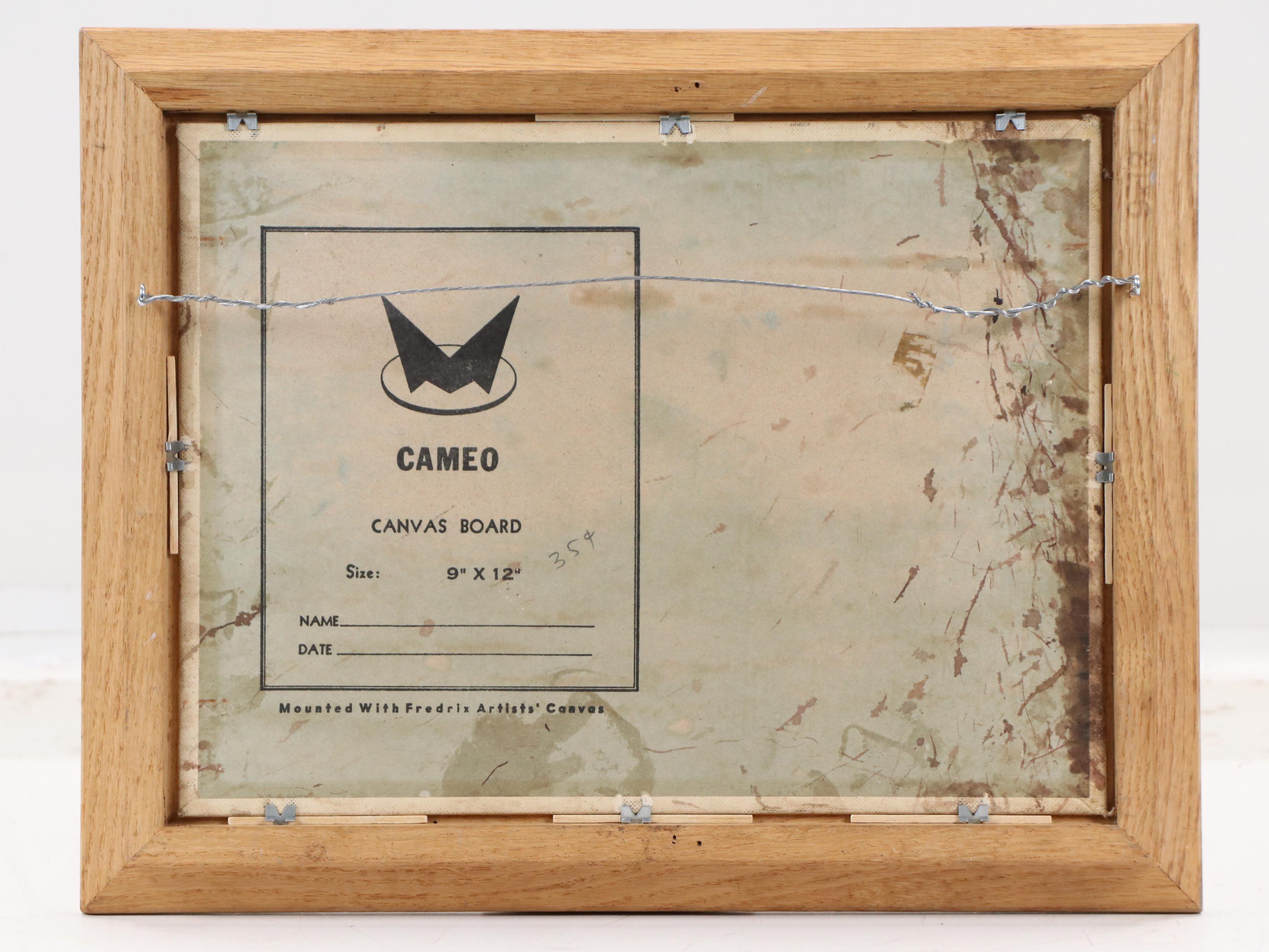 Frances Abey American Southwest Landscape Oil Painting, Mid-20th Century