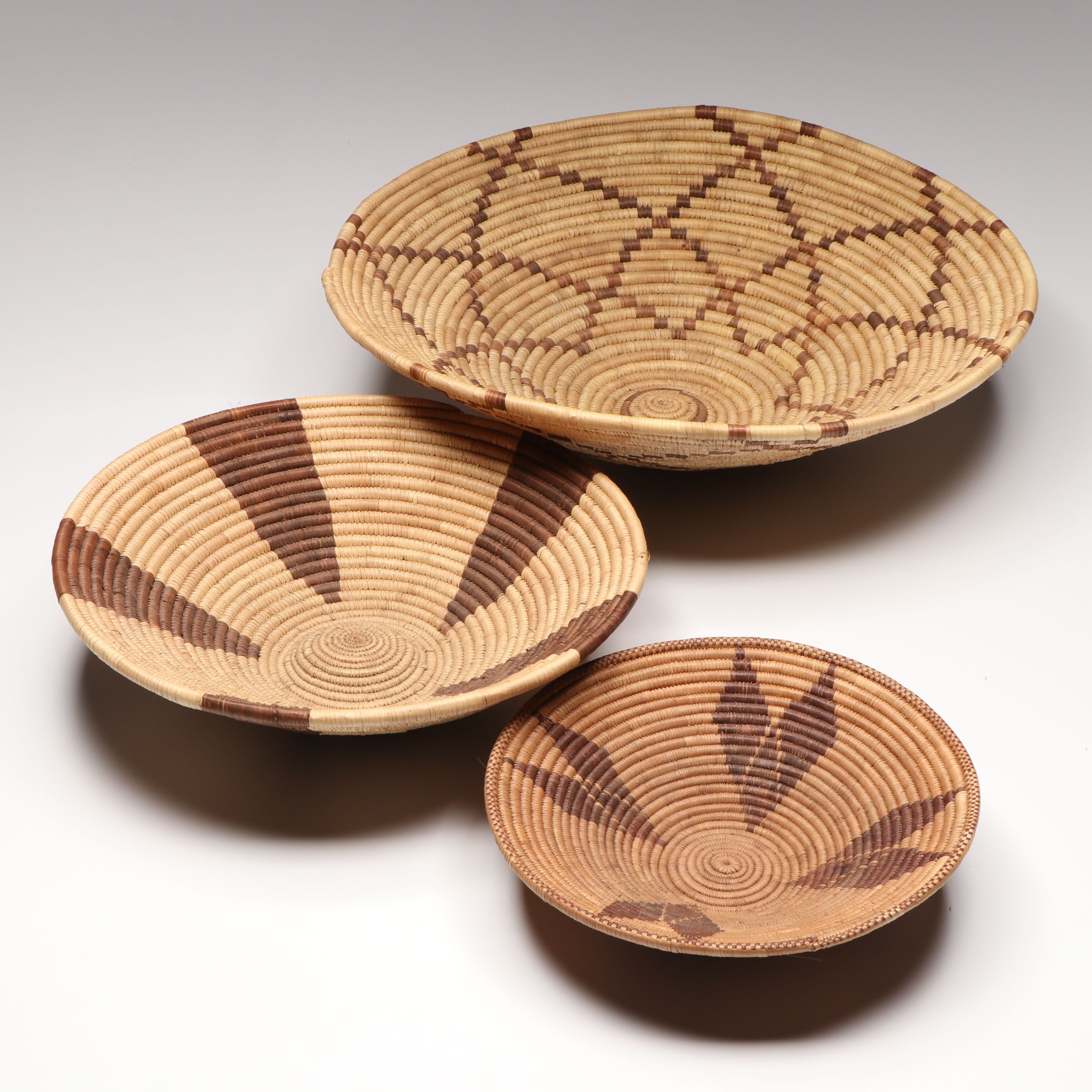 Mrs. Chum Botswana Sisal Basket and Other Mokolwane Palm Coil Baskets