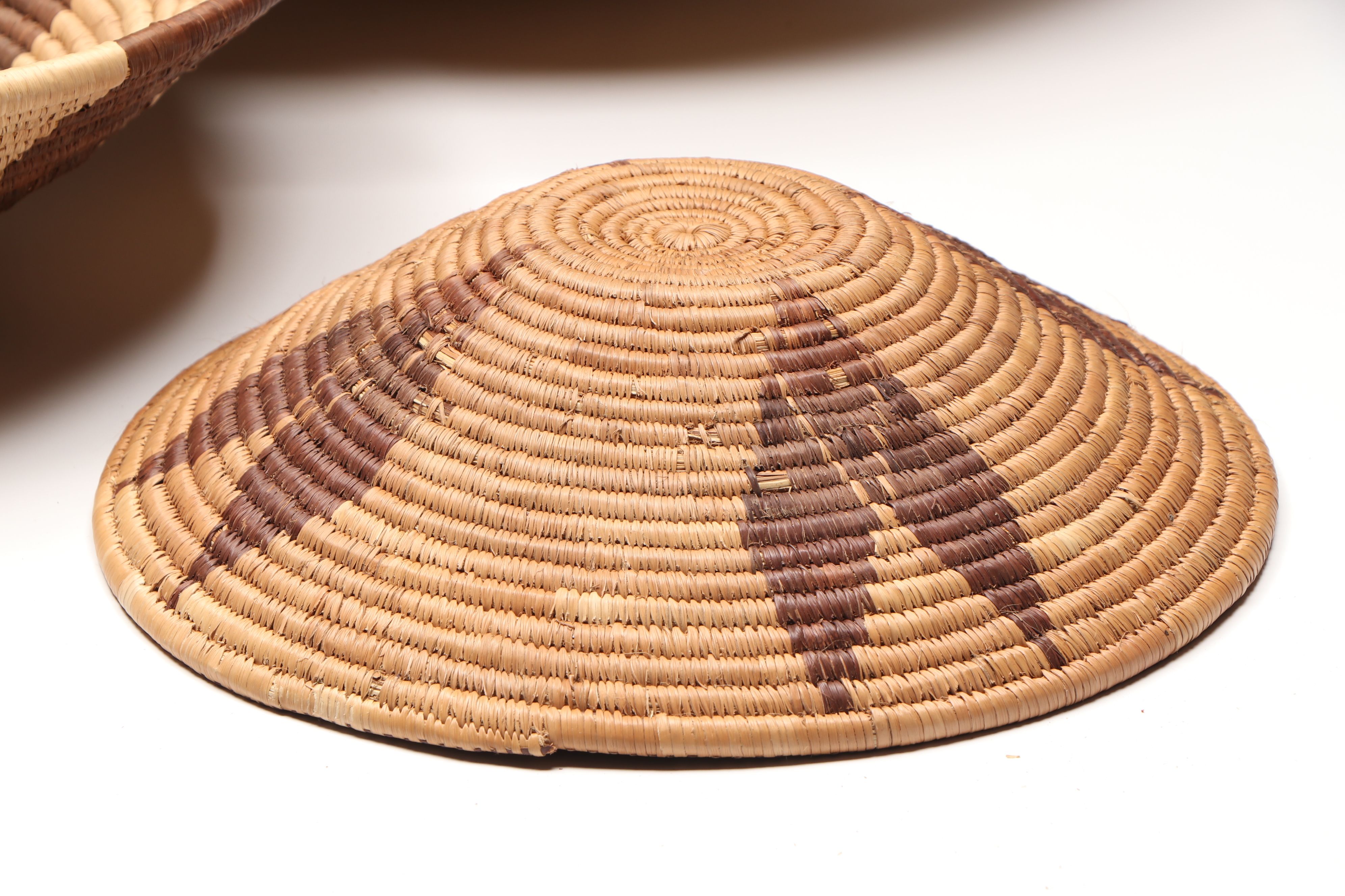 Mrs. Chum Botswana Sisal Basket and Other Mokolwane Palm Coil Baskets