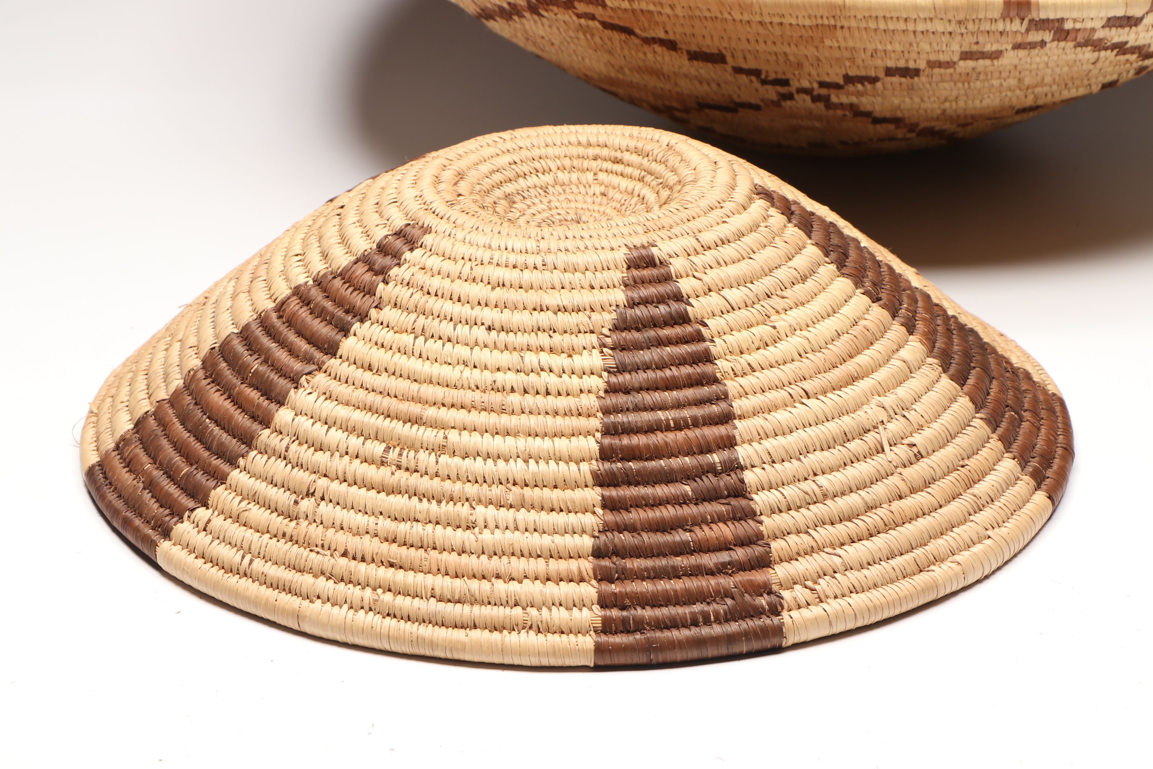 Mrs. Chum Botswana Sisal Basket and Other Mokolwane Palm Coil Baskets