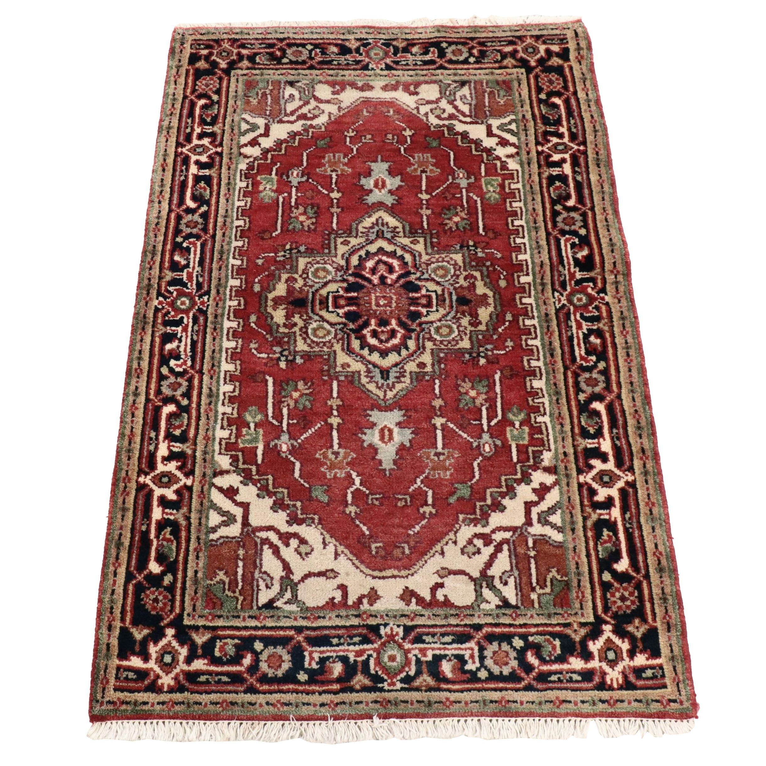 3' x 5'4 Hand-Knotted Sino-Persian Serapi Area Rug