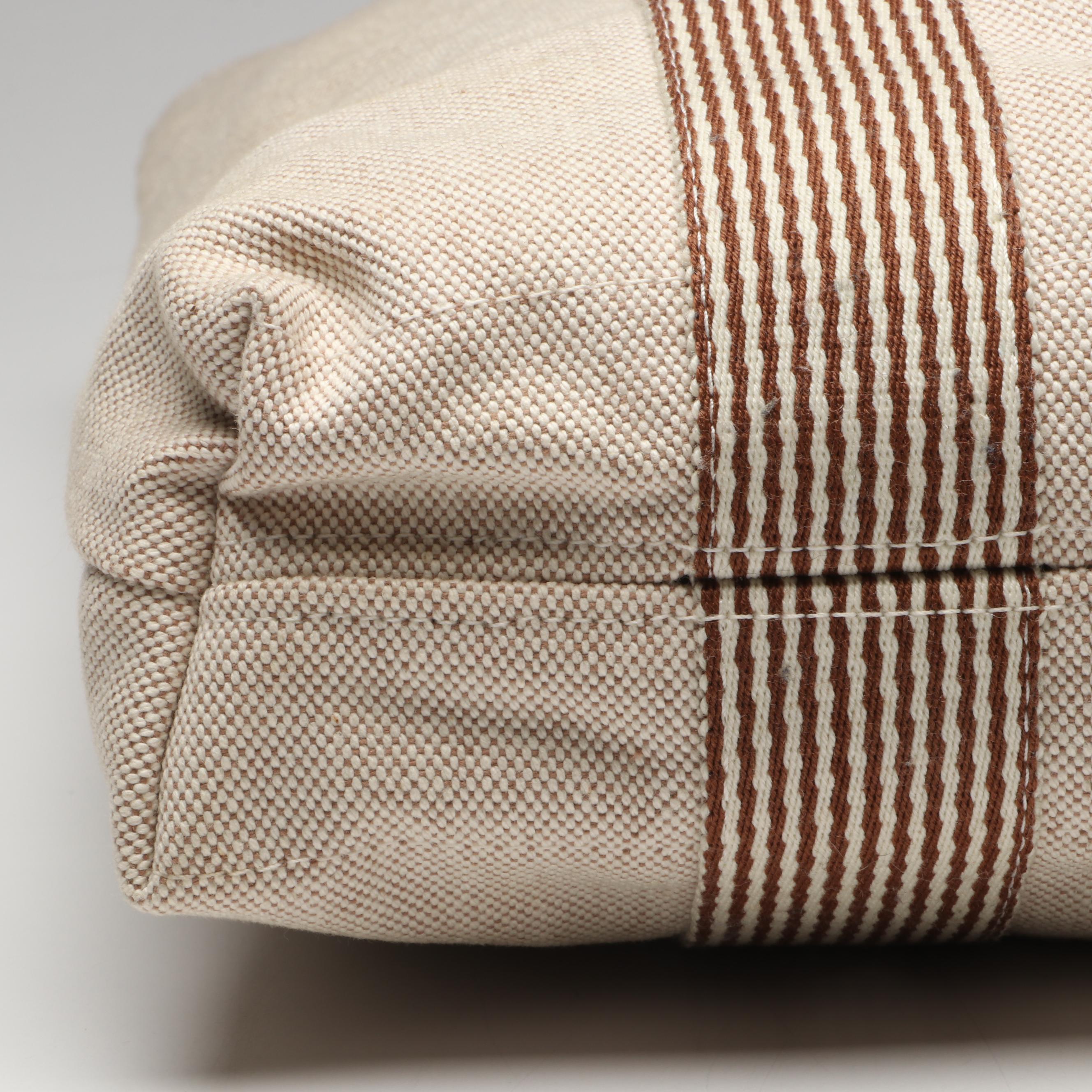 Hermès Fourre-Tout Cabas Tote in Beige Cotton Canvas