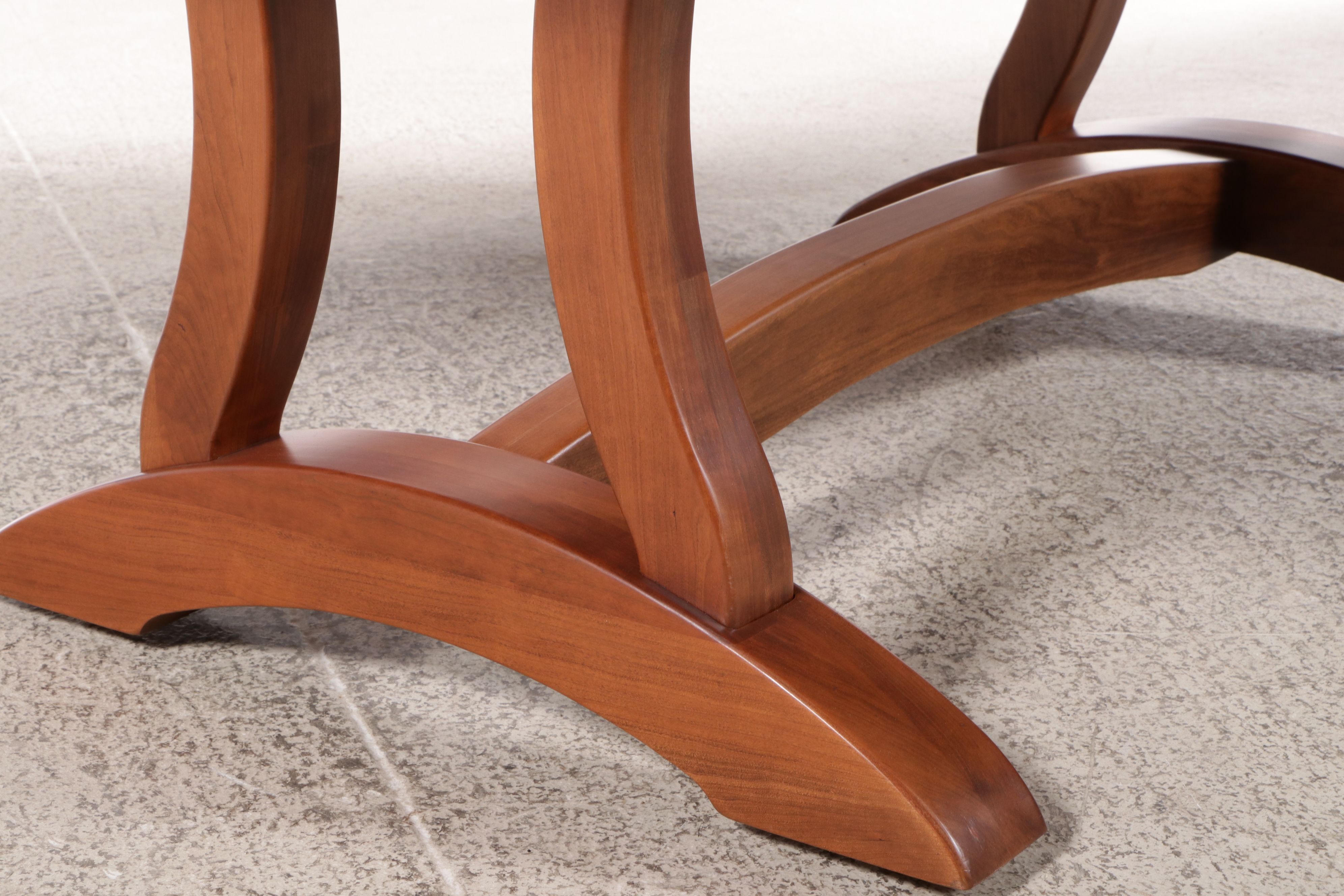 Craftsman Style Nine-Piece Walnut Dining Set