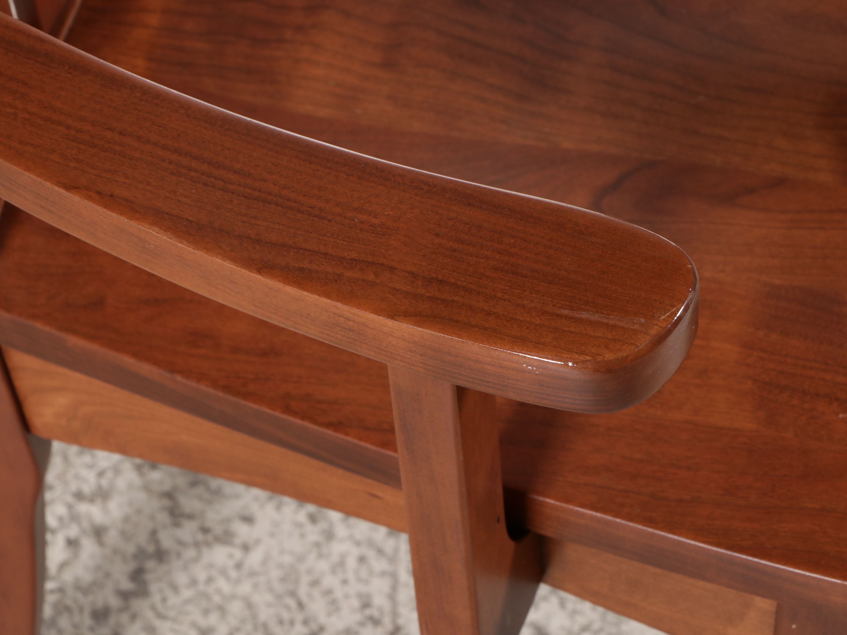 Craftsman Style Nine-Piece Walnut Dining Set