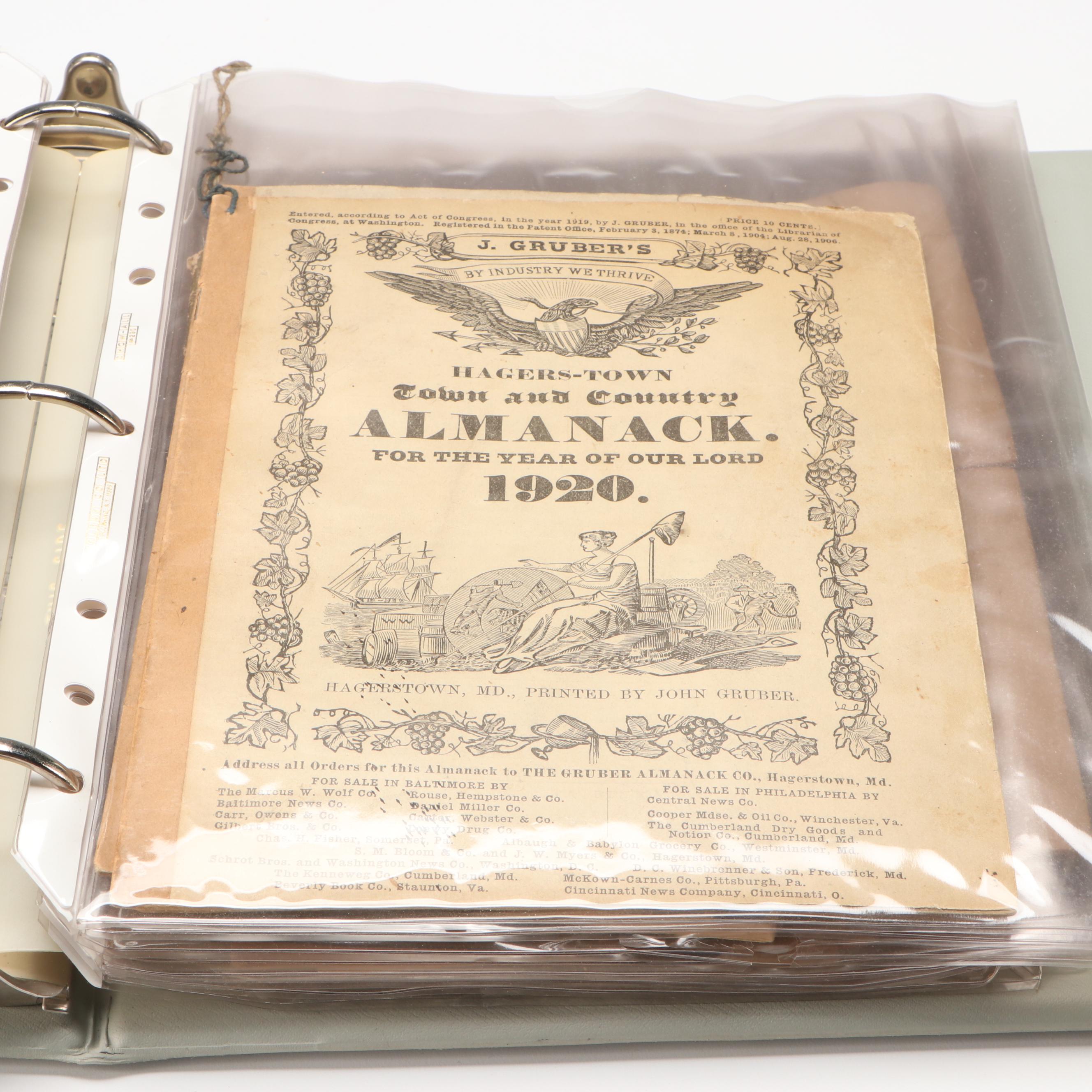 Victorian Almanacs and More Ephemera, Late 19th/ Early 20th Century