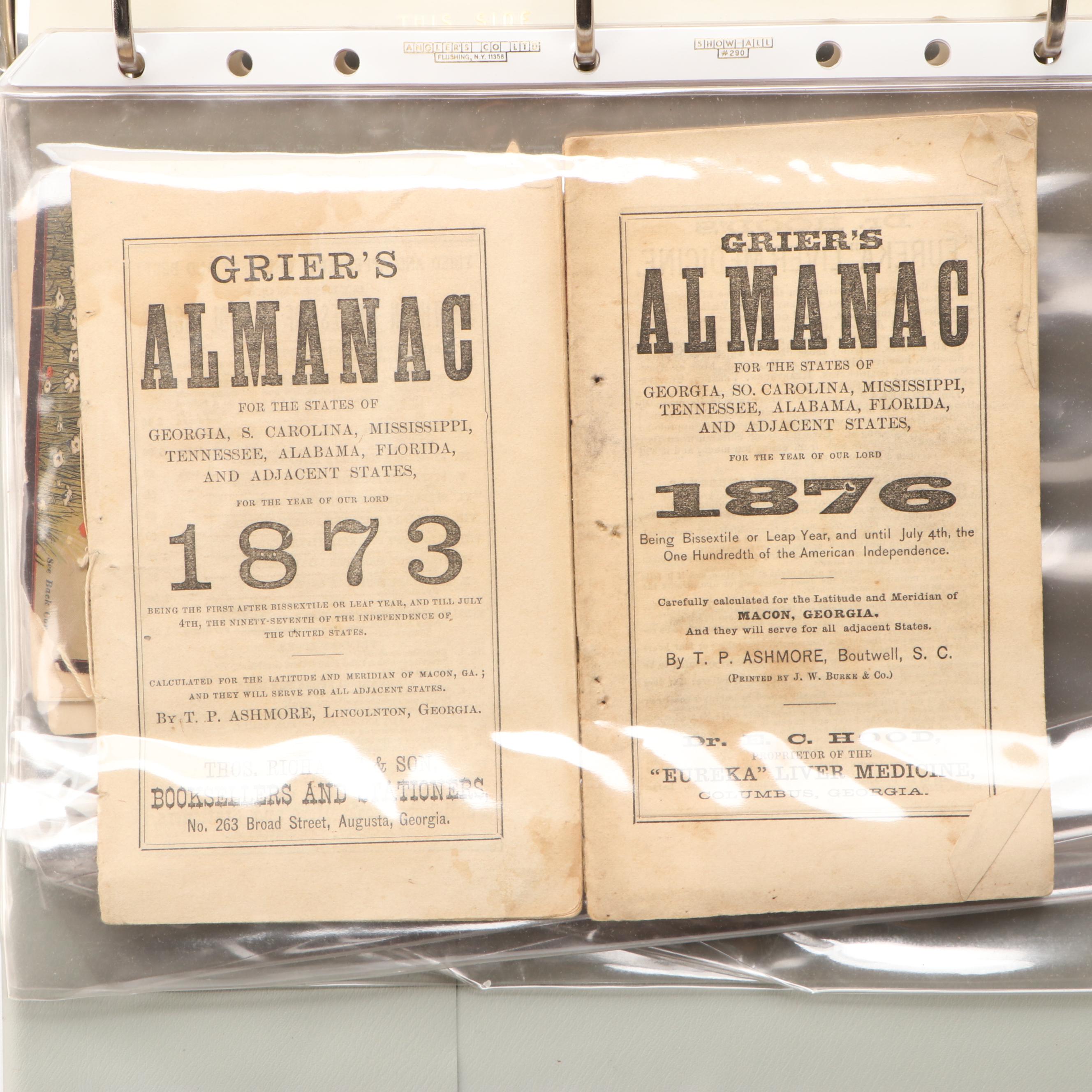 Victorian Almanacs and More Ephemera, Late 19th/ Early 20th Century