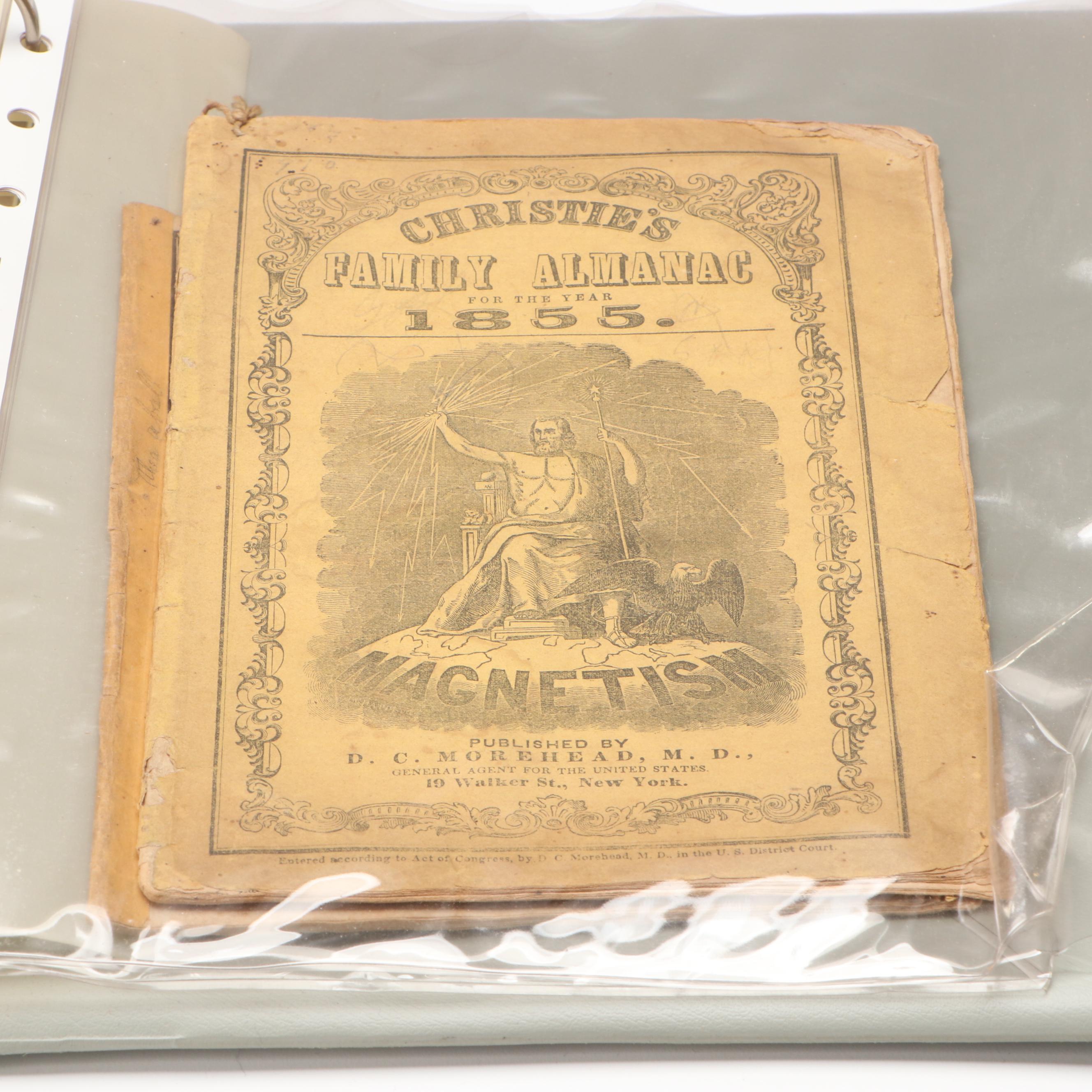 Victorian Almanacs and More Ephemera, Late 19th/ Early 20th Century