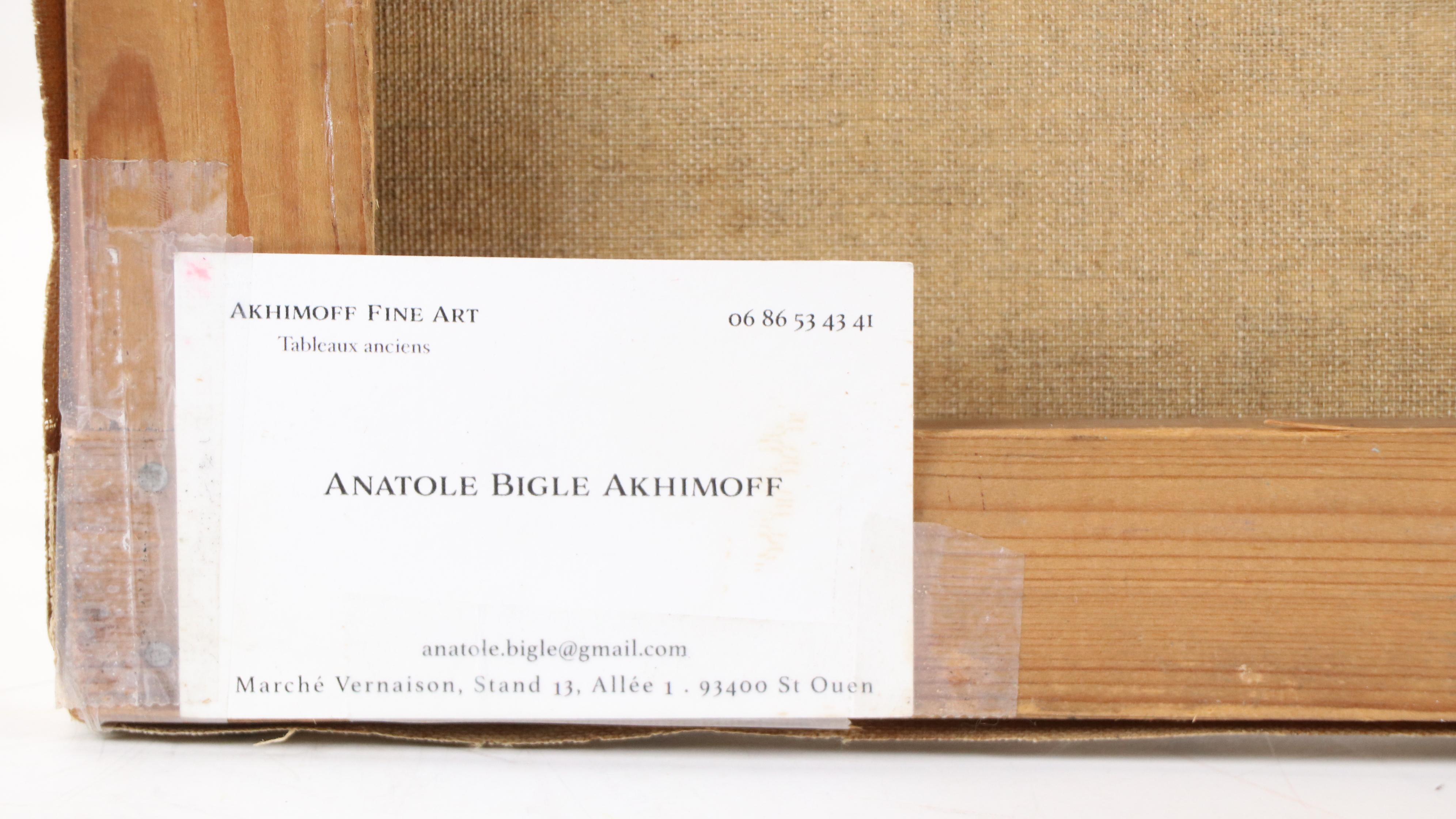 Gaston Gaucher Post-Impressionist Interior Still Life Oil Painting, 1923