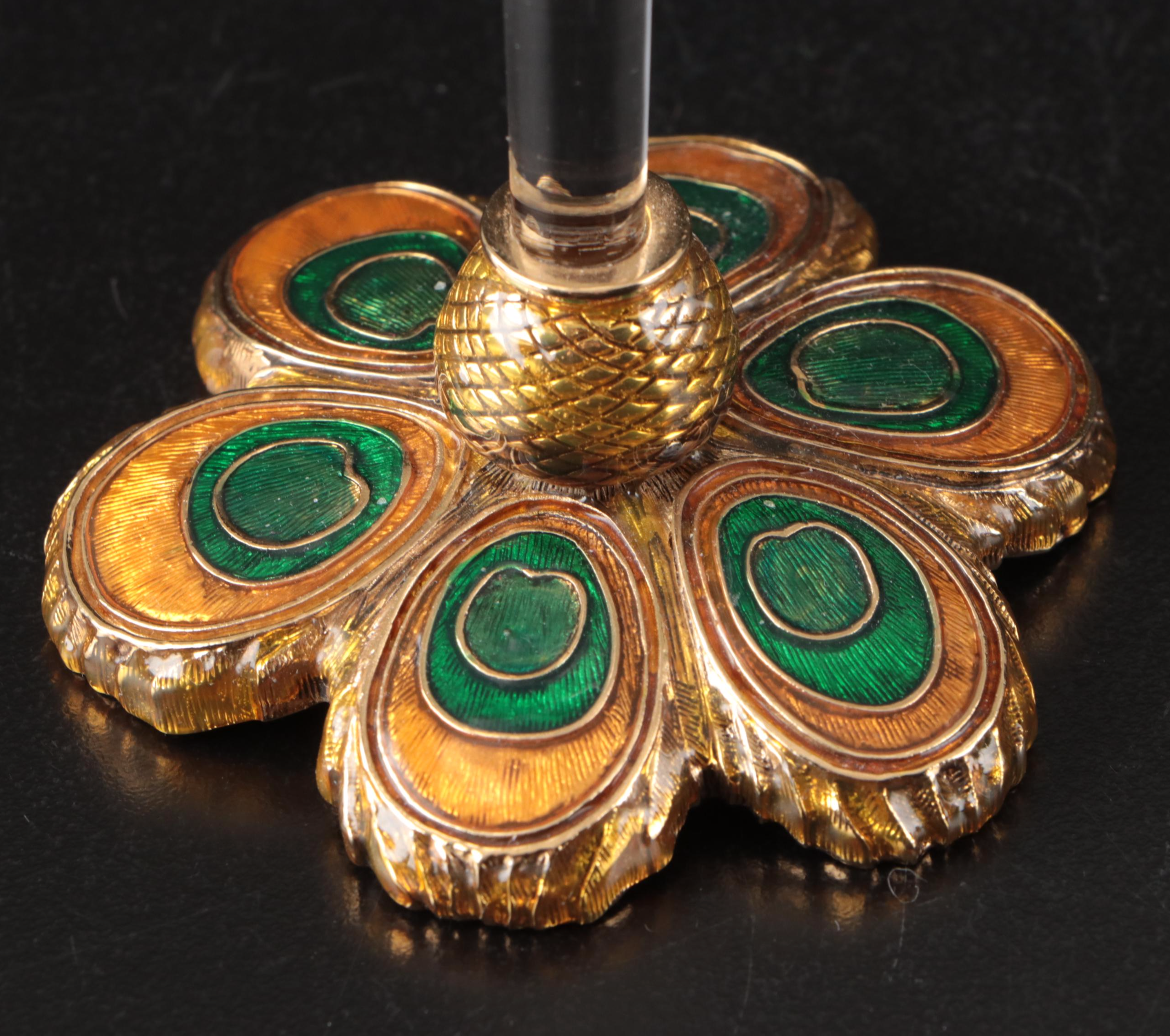 Peacock Ice Bucket, Cocktail Shaker, Martini Glasses, and More Barware