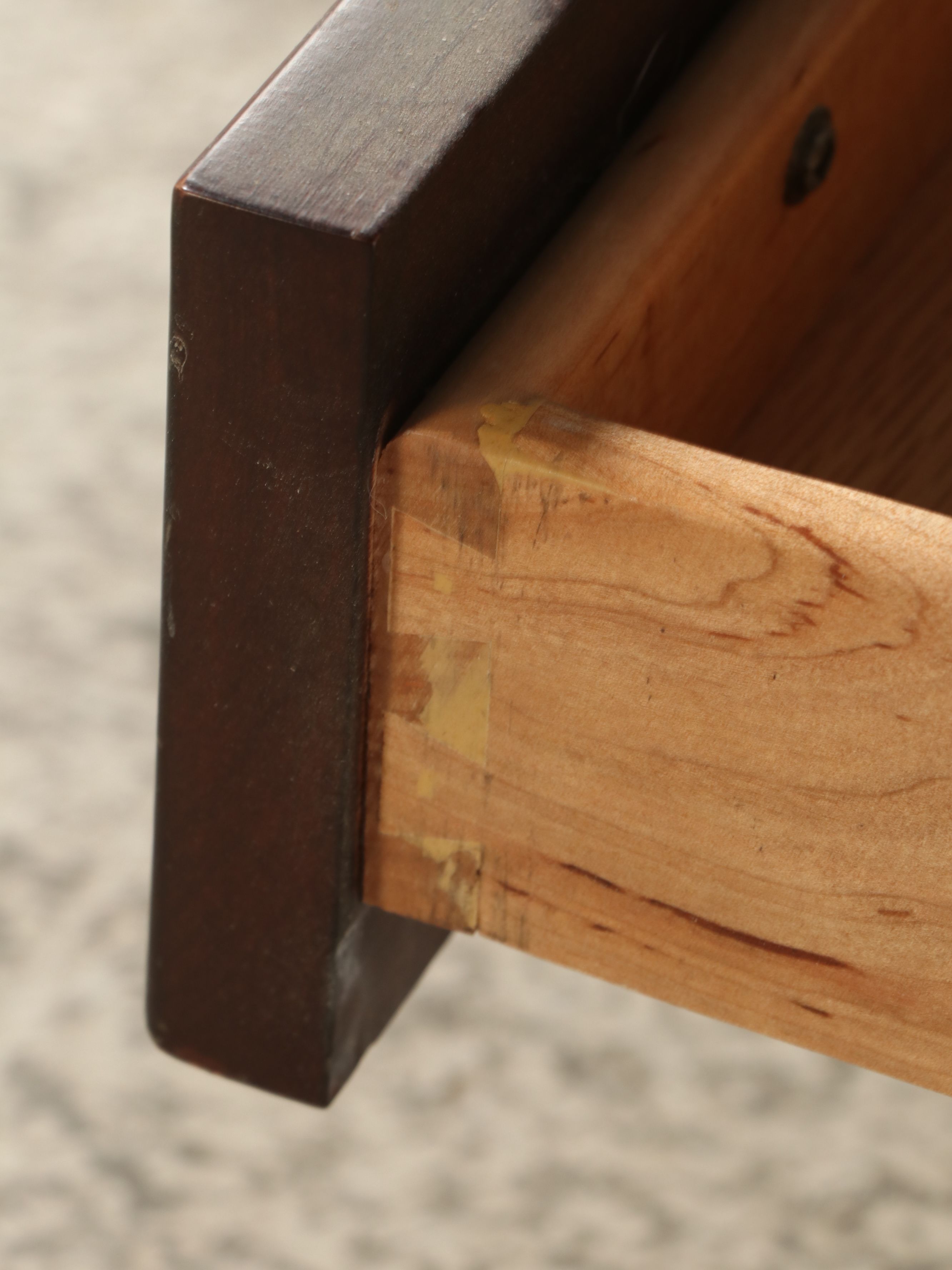 Hancock & Moore Leather Button Tufted Ottoman