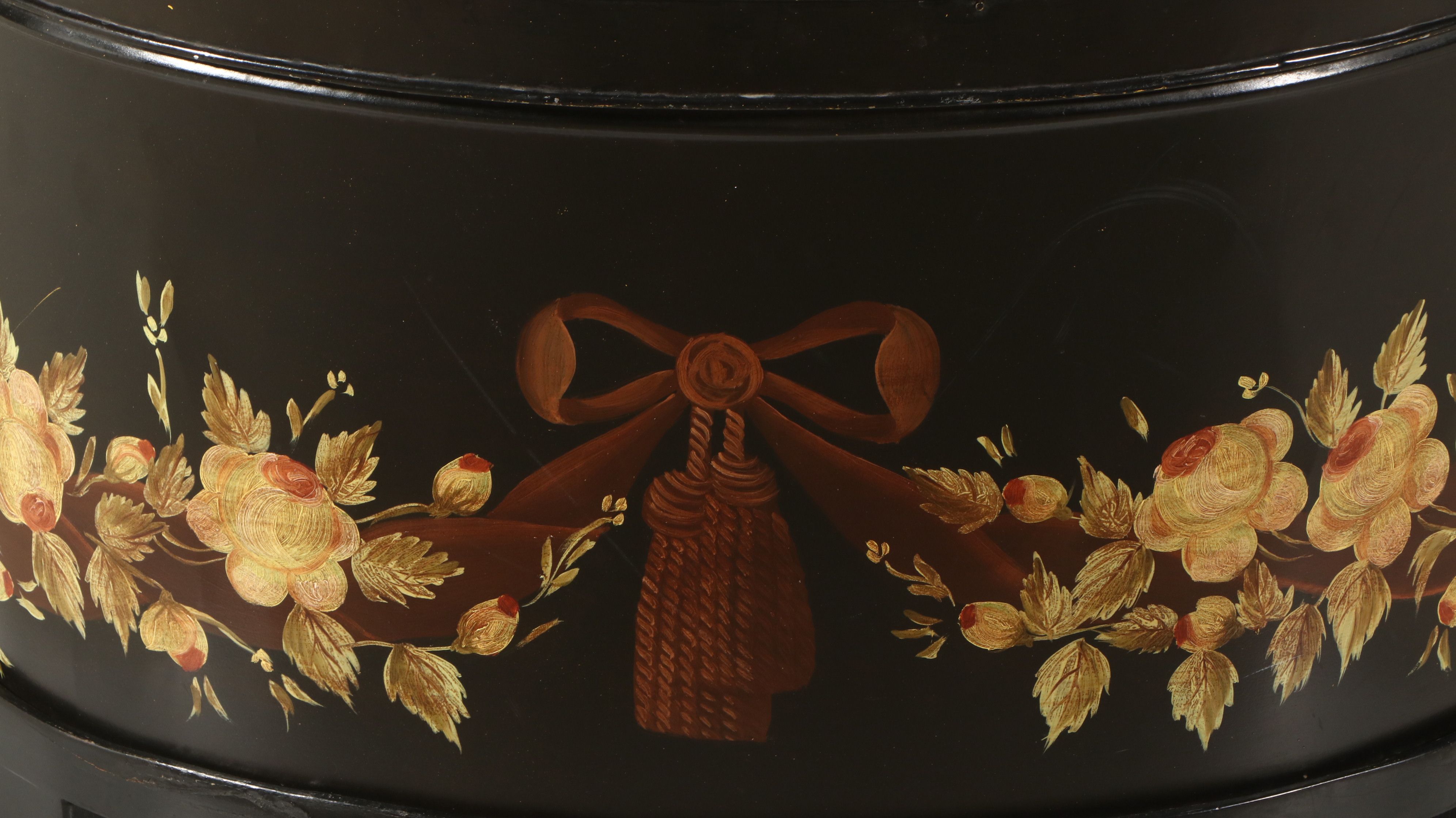 Maitland-Smith Painted Chest on Stand