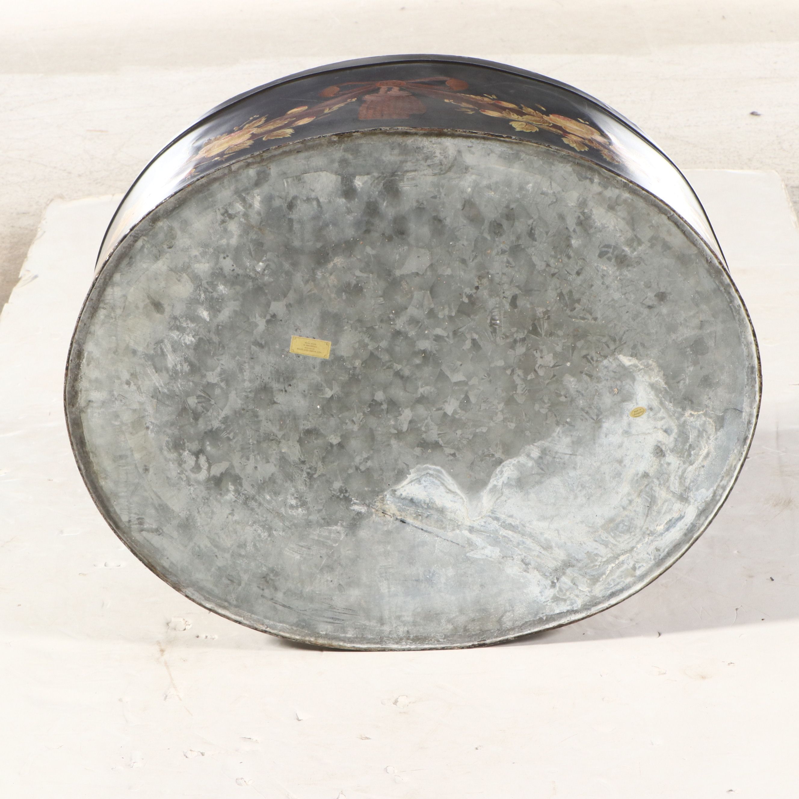 Maitland-Smith Painted Chest on Stand