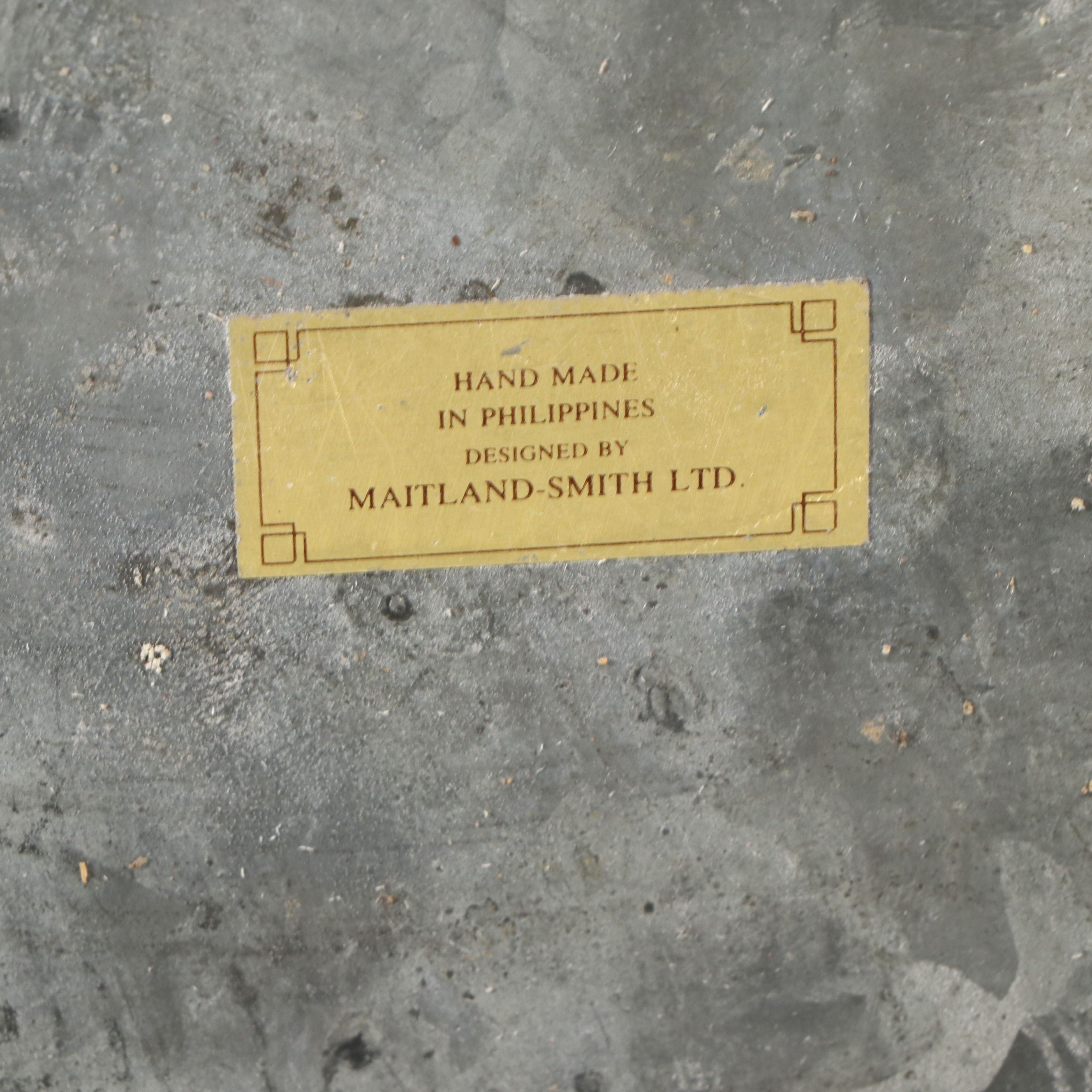 Maitland-Smith Painted Chest on Stand