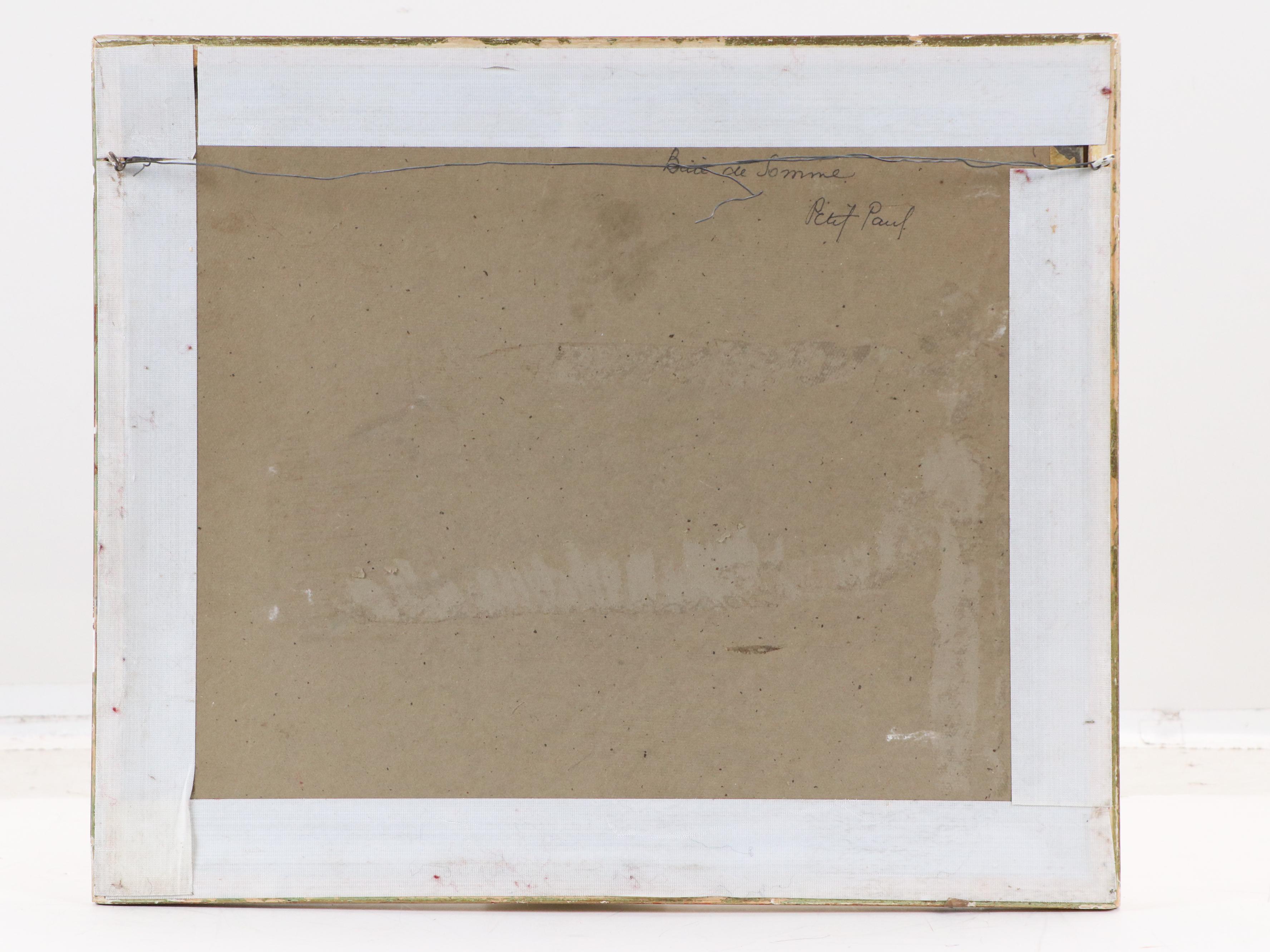 Paul Petit Watercolor Painting "Baie de Somme," Early 20th Century