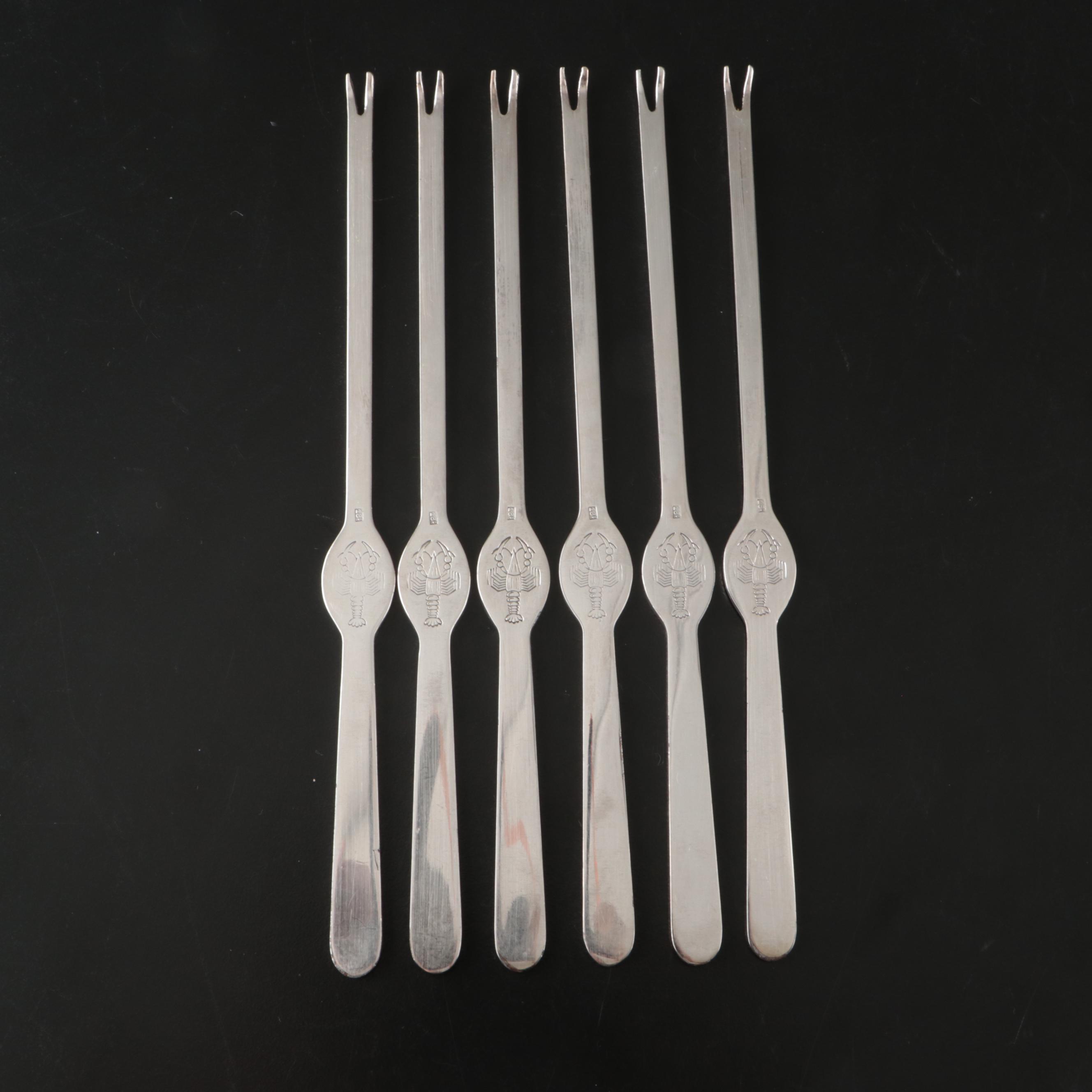 Silver Plate Lobster Forks