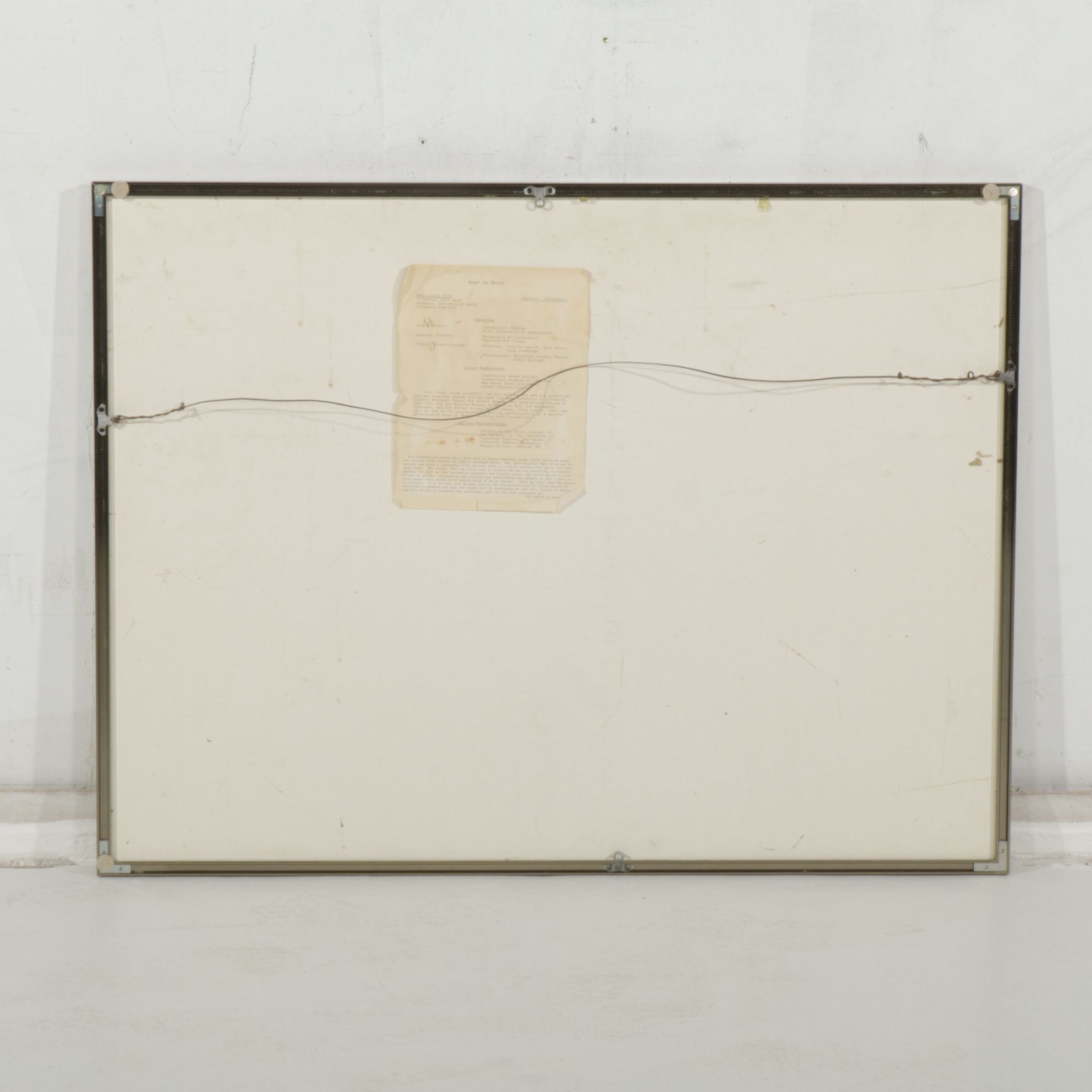 Mary Louise Pech Mixed Media Landscape Painting, Mid to Late 20th Century