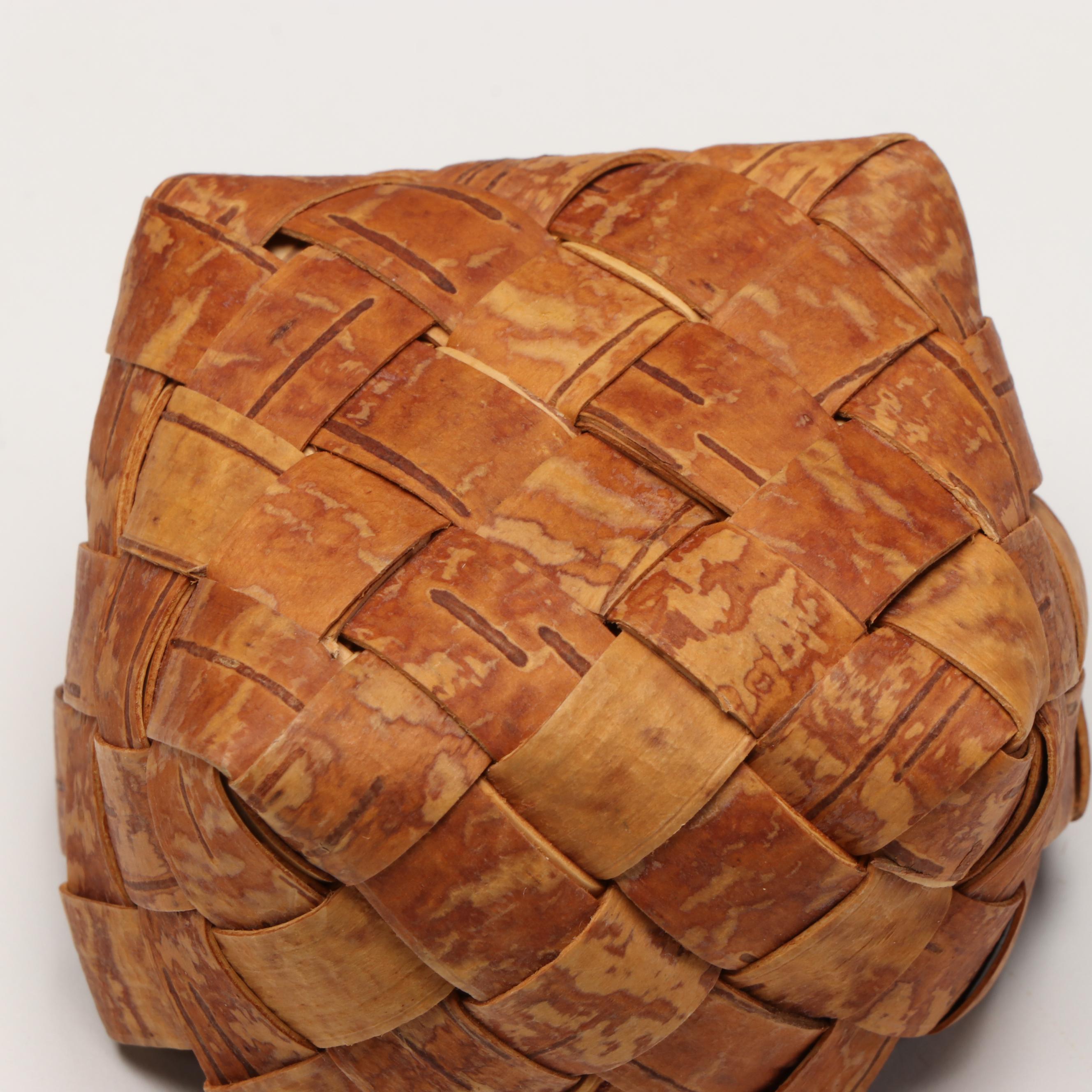 Russian Willow and Birch Bark Baskets